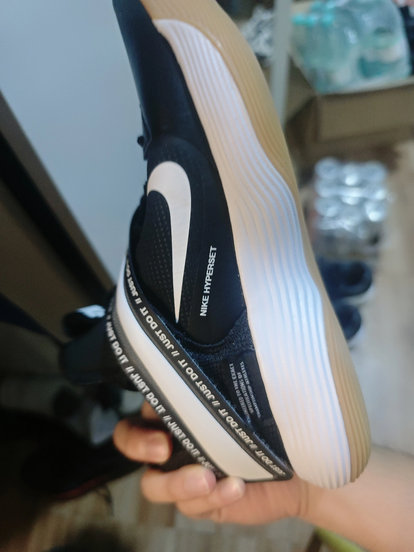 custom review-Nike React HyperSet Low Топ Кроссовки для тренировок Унисекс Черный и Белый с Резиновым Sole