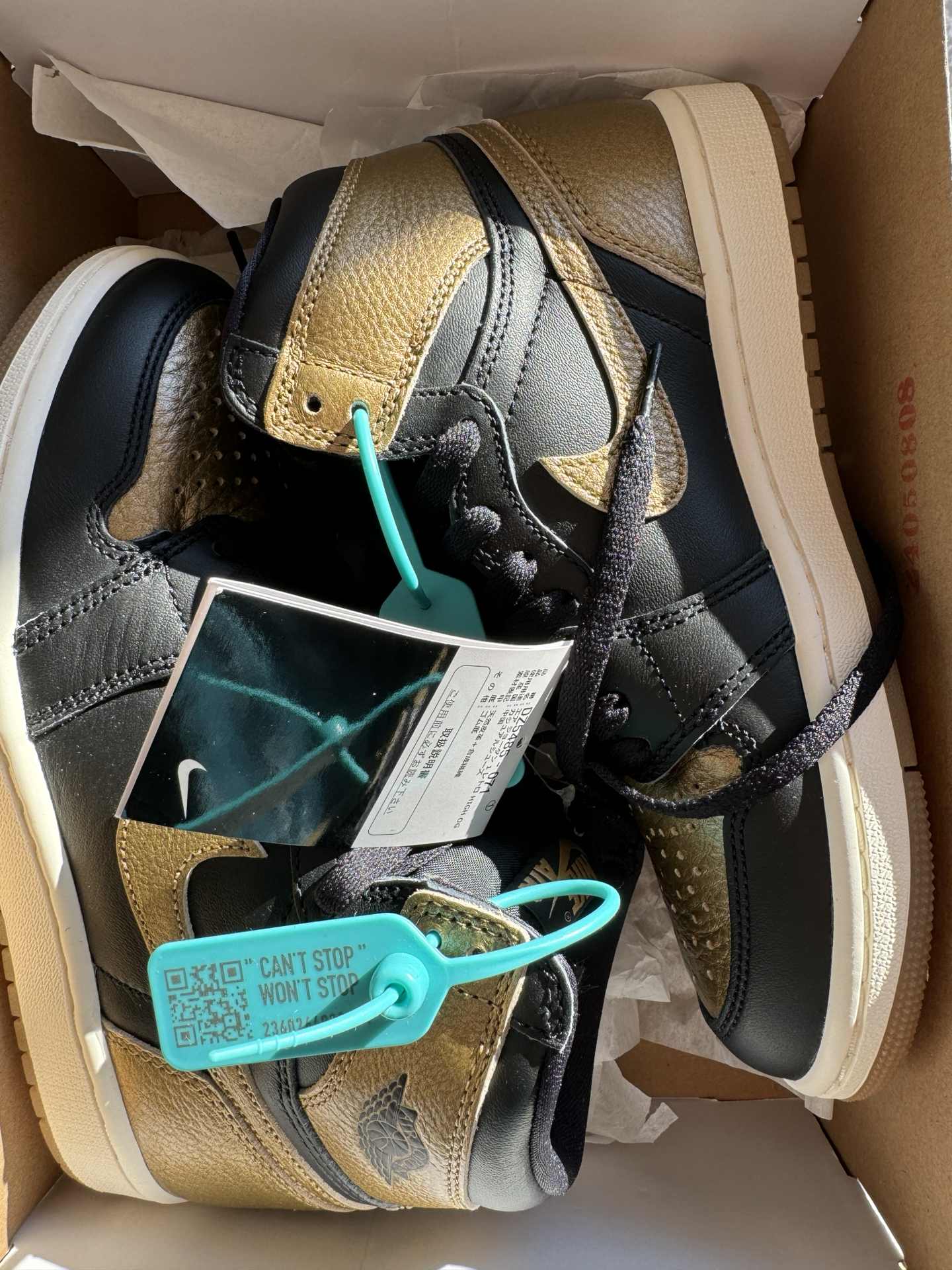 custom review-Jordan Air Jordan 1 High OG 'Металлик Золотой' High Топ Винтажные баскетбольные кроссовки Унисекс Черный Золотой