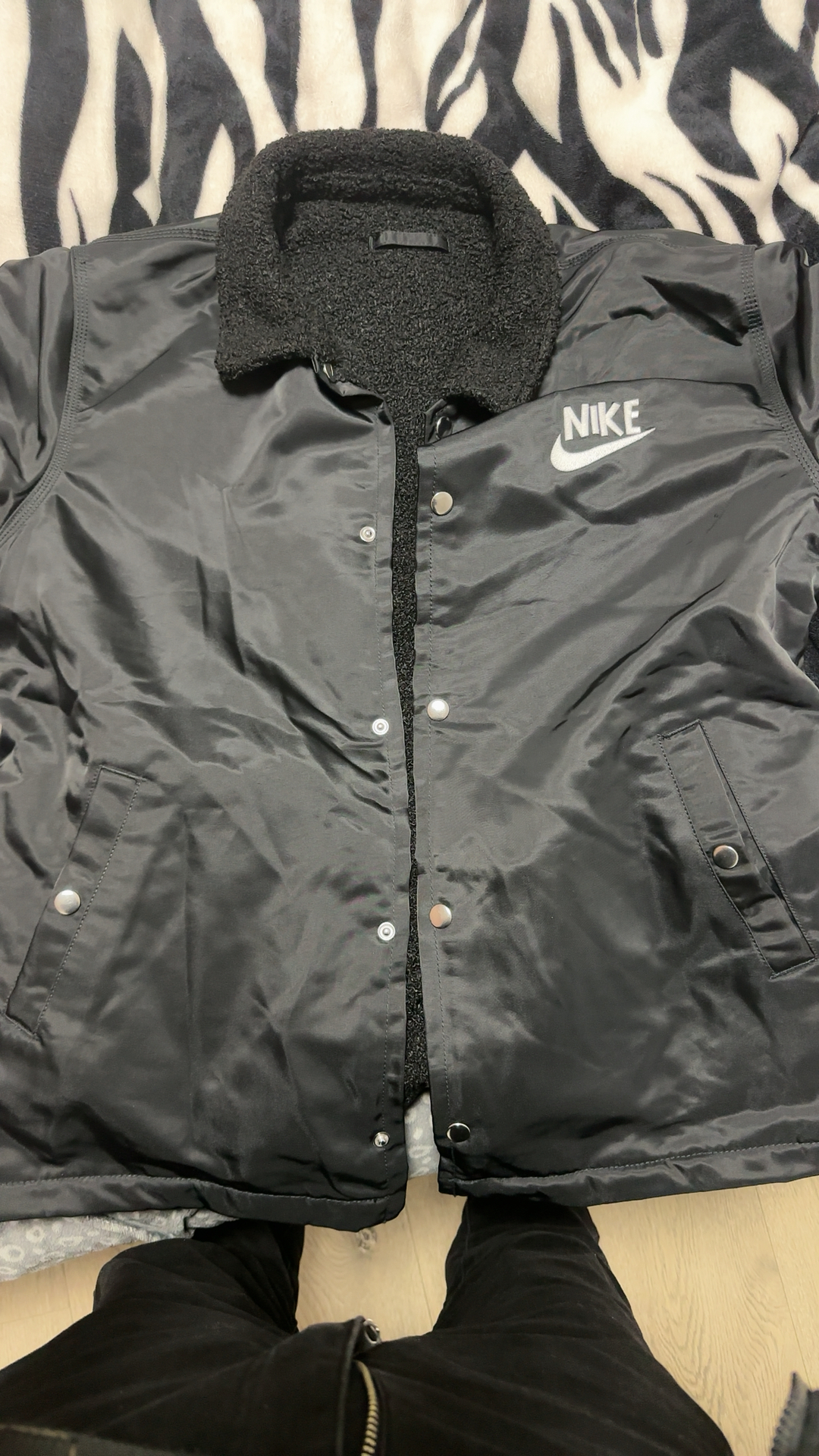 custom review-Nike Мужские черные куртки