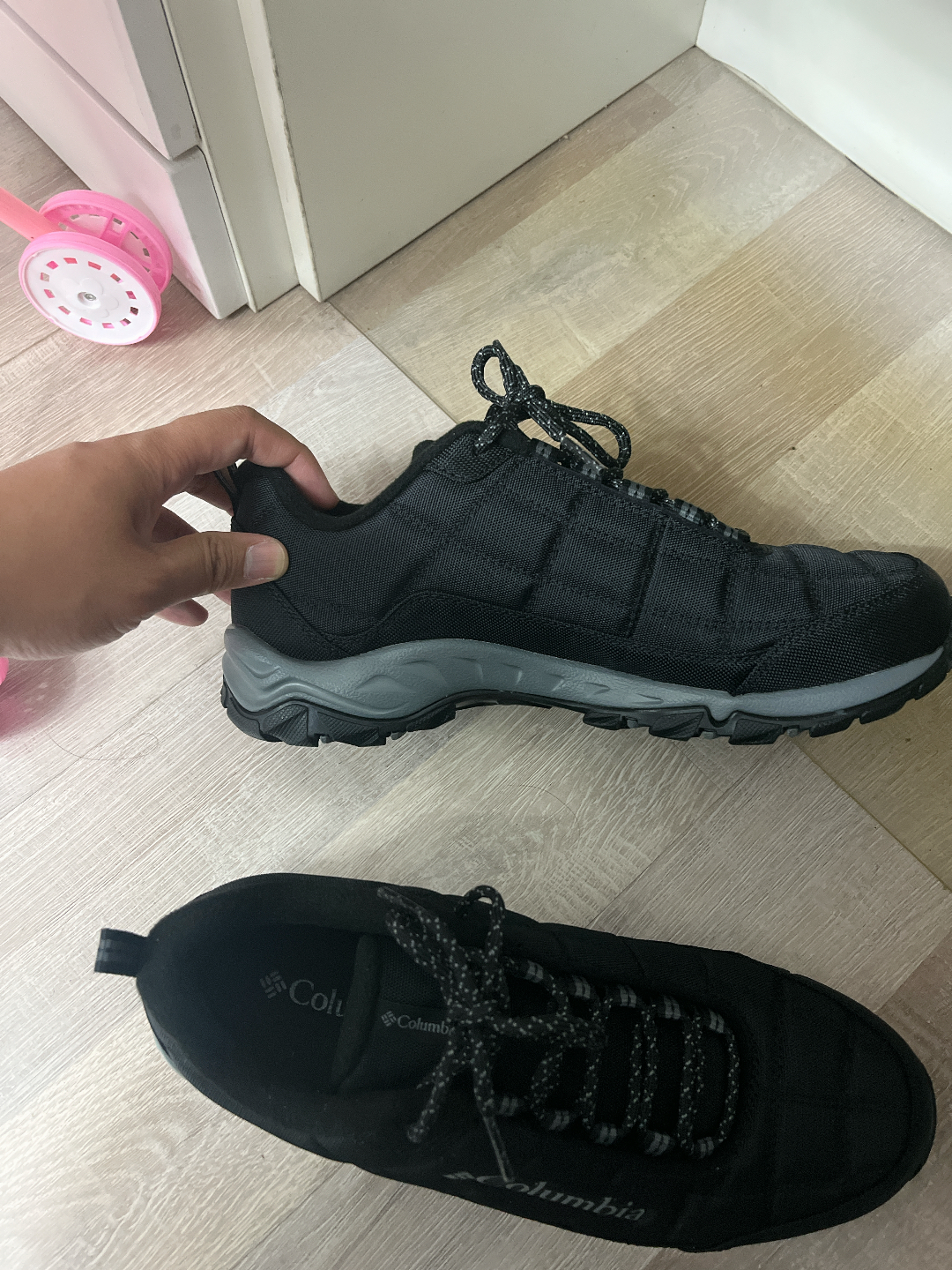 custom review-Columbia Поход Ткань Низкий Верх Уличная Обувь Мужская Черная