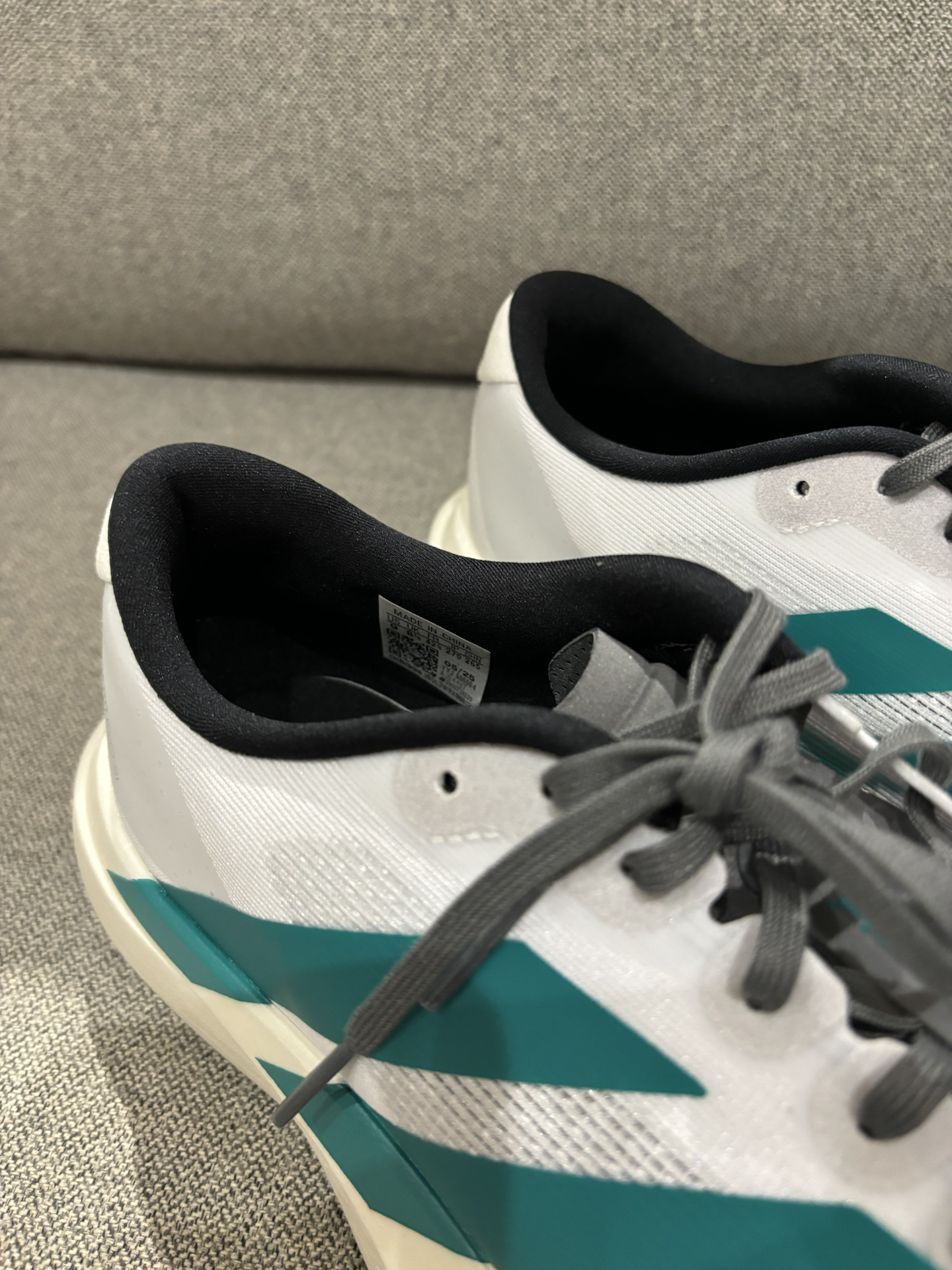 custom review-Adidas Adizero Evo SL Устойчивый к истиранию Дышащие С низким верхом Беговые кроссовки Мужские Белые Зеленые