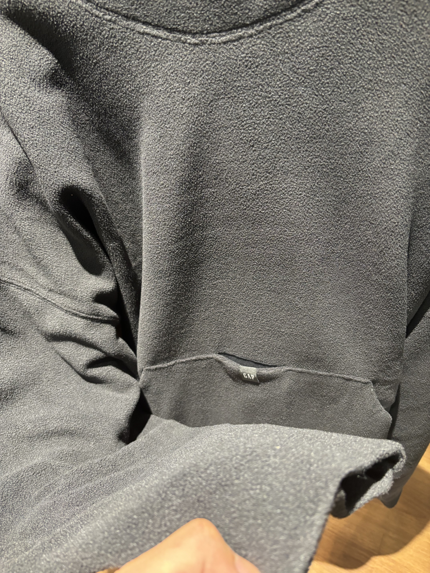 custom review-YEEZY x Balenciaga Gap X Balenciaga Collaboration FW22 Свитшот Мужской Черный