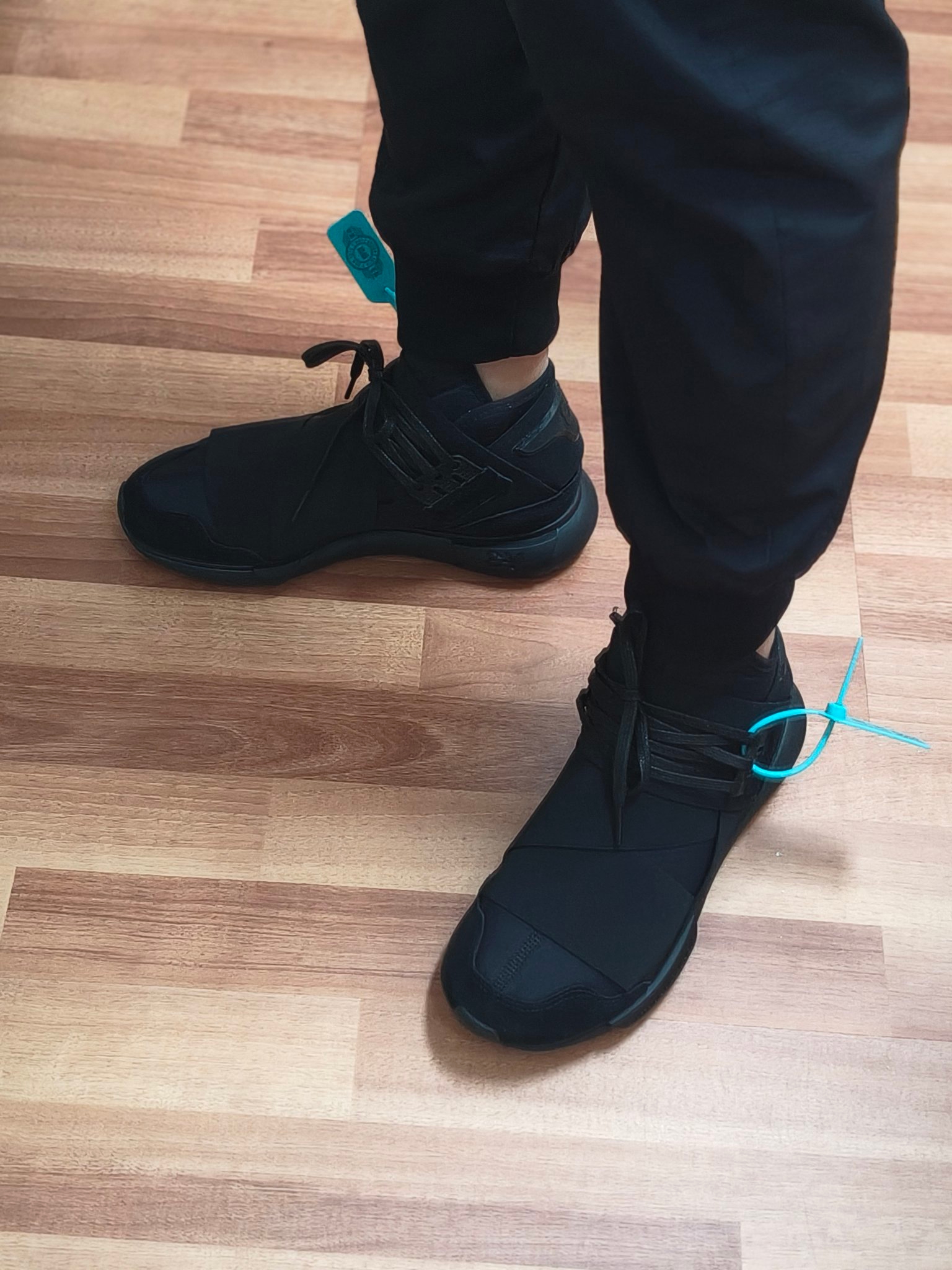 custom review-Y 3 Qasa High Топ Спортивная Повседневная Обувь Унисекс Черный