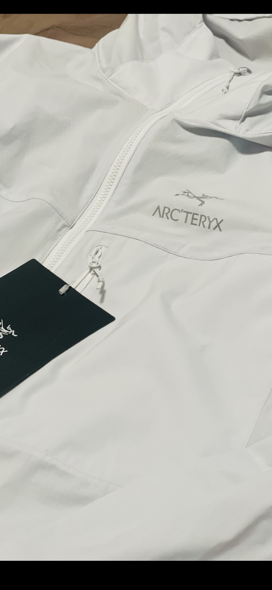 custom review-Arcteryx SQUAMISH HOODY Спортивная Ветрозащитная Оболочка С Капюшоном, Однотонный Принт С Логотипом, Молния, Легкий