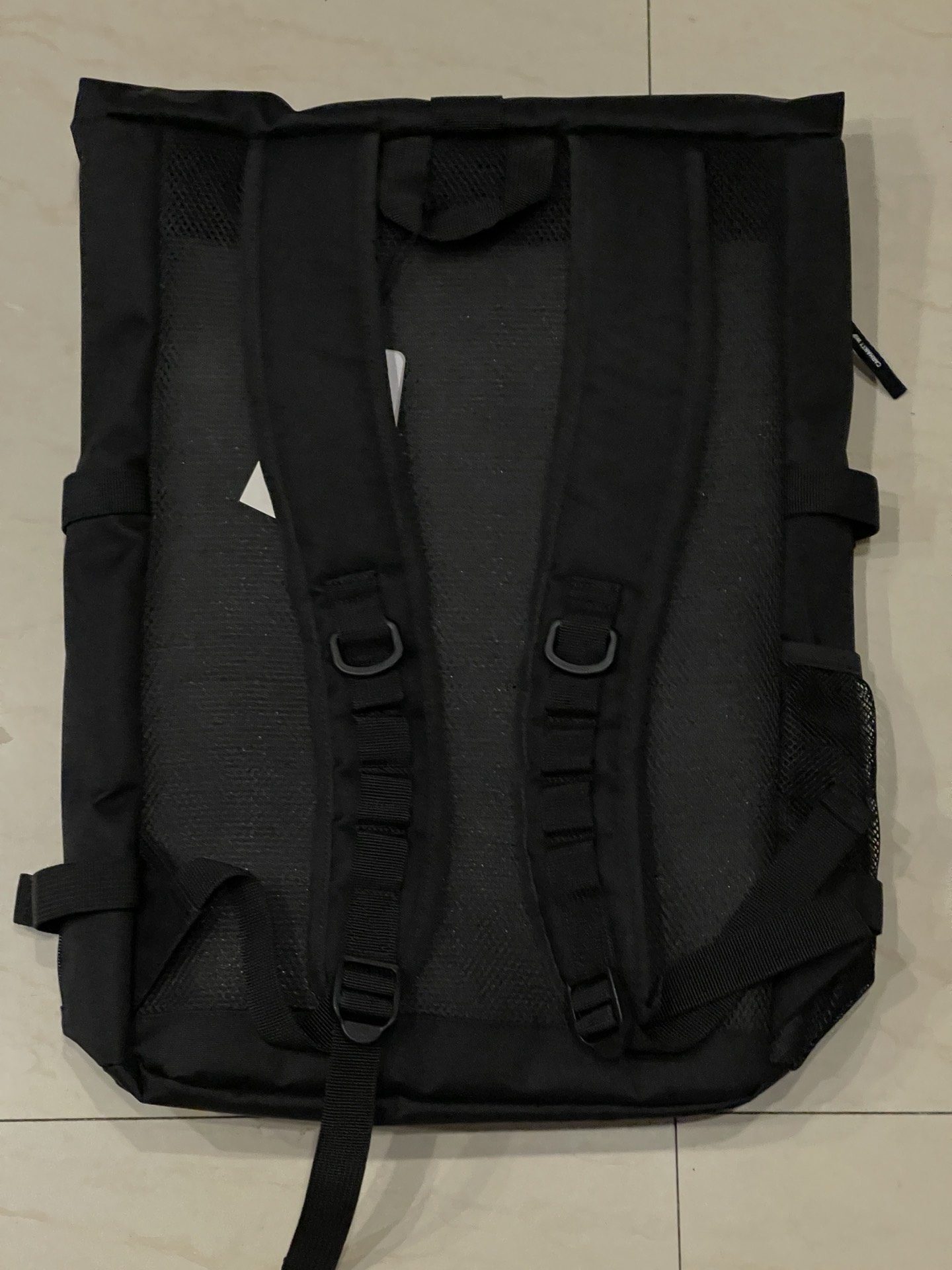 custom review-Carhartt WIP Полиэстер Холст Рюкзак Стандартный Мужской Черный