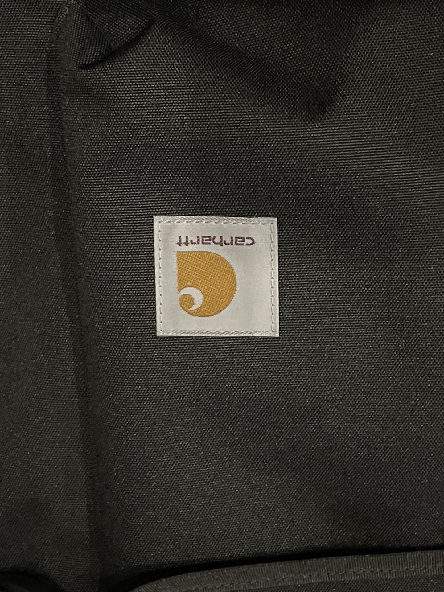 custom review-Carhartt WIP Полиэстер Холст Рюкзак Стандартный Мужской Черный