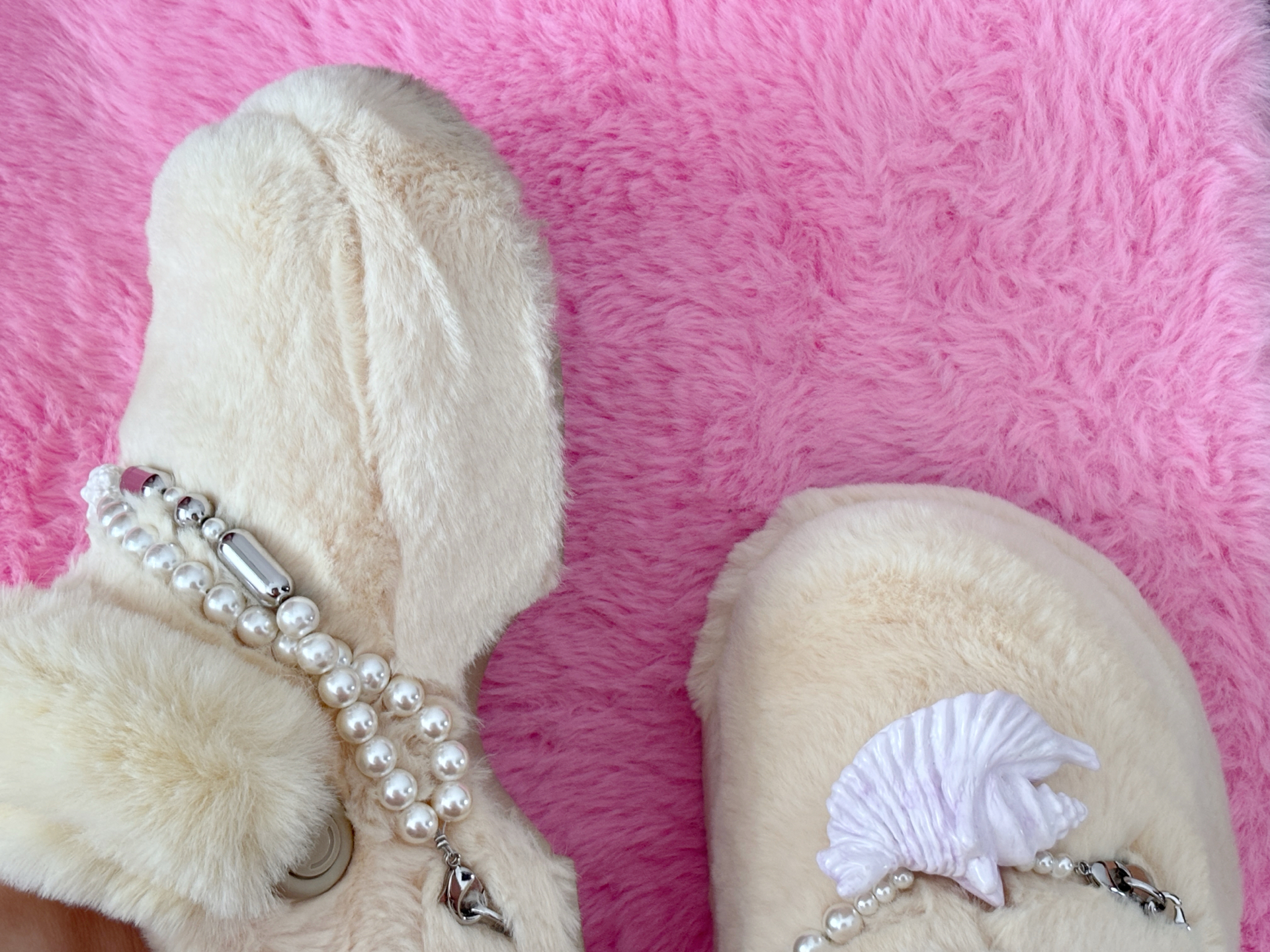 custom review-Lost In Echo x Crocs Pearl с флисовой подкладкой мюли домашние тапочки женские тауповый