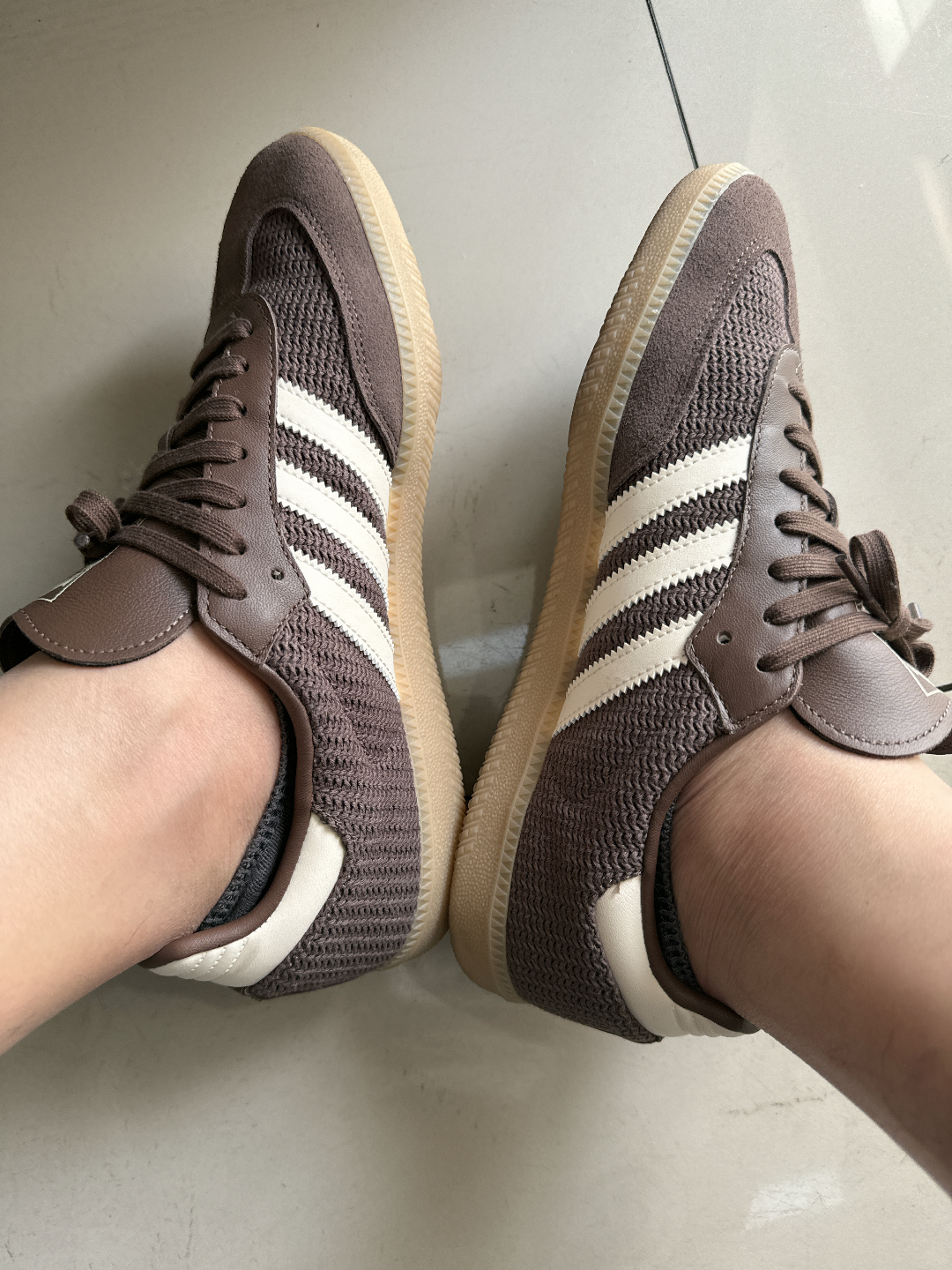 custom review-Adidas Originals SAMBA OG Устойчивые к истиранию низкие скейтборд-кроссовки унисекс коричневые