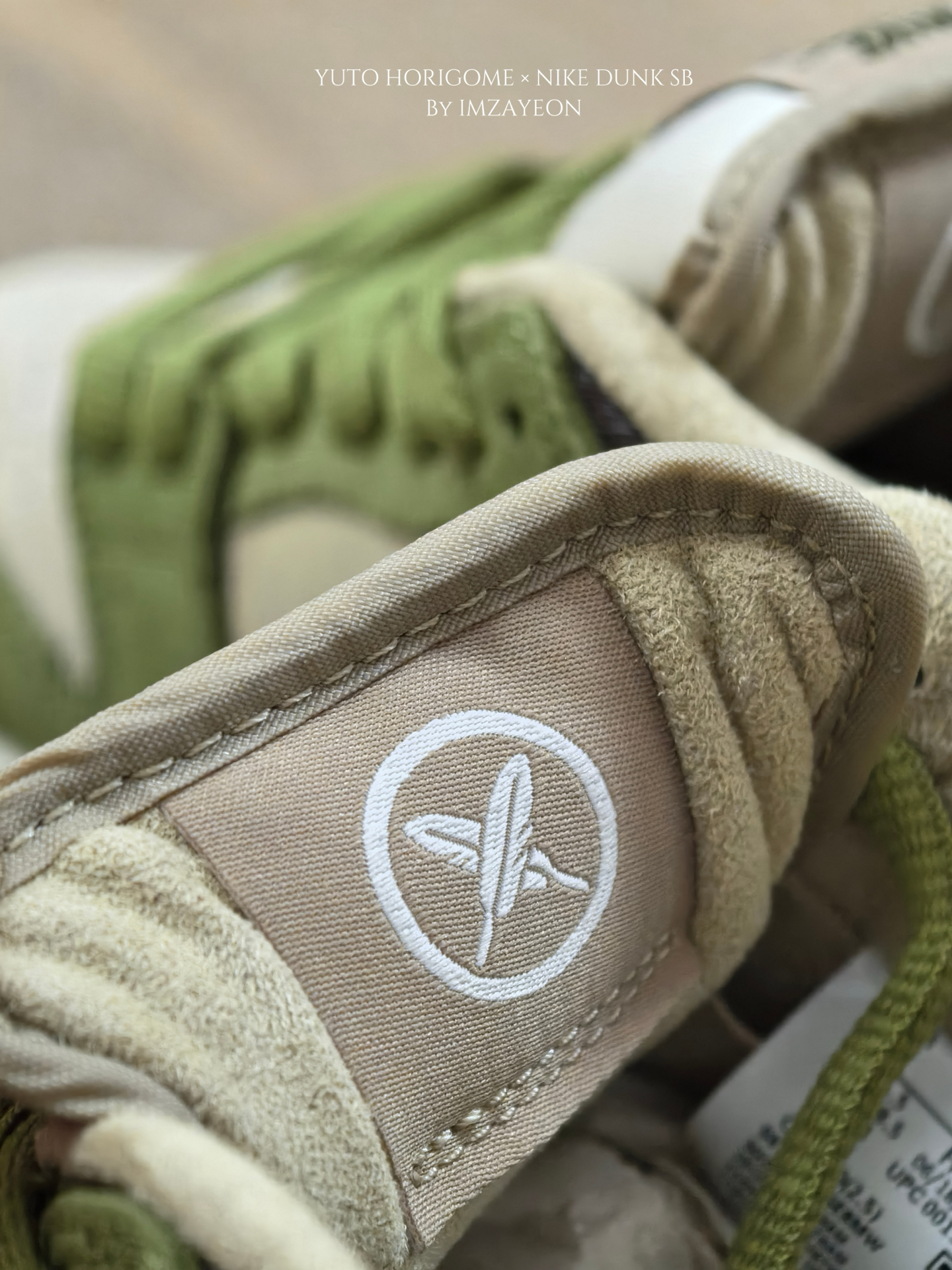 custom review-Юто Хоригоме x Nike Dunk SB Покрытие Амортизация Низкие Кроссовки для скейтбординга Мужские Зеленые Белые