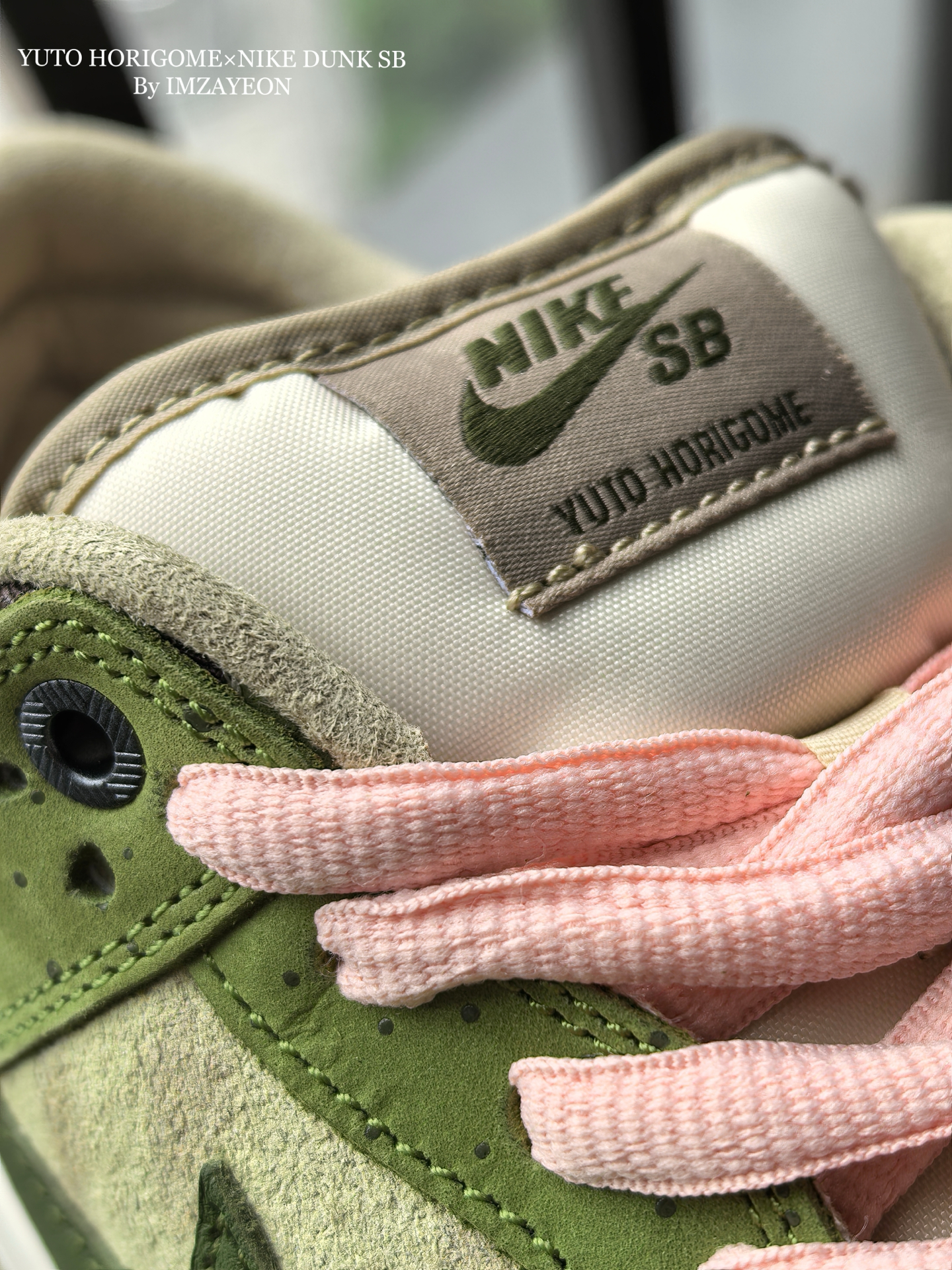 custom review-Юто Хоригоме x Nike Dunk SB Покрытие Амортизация Низкие Кроссовки для скейтбординга Мужские Зеленые Белые