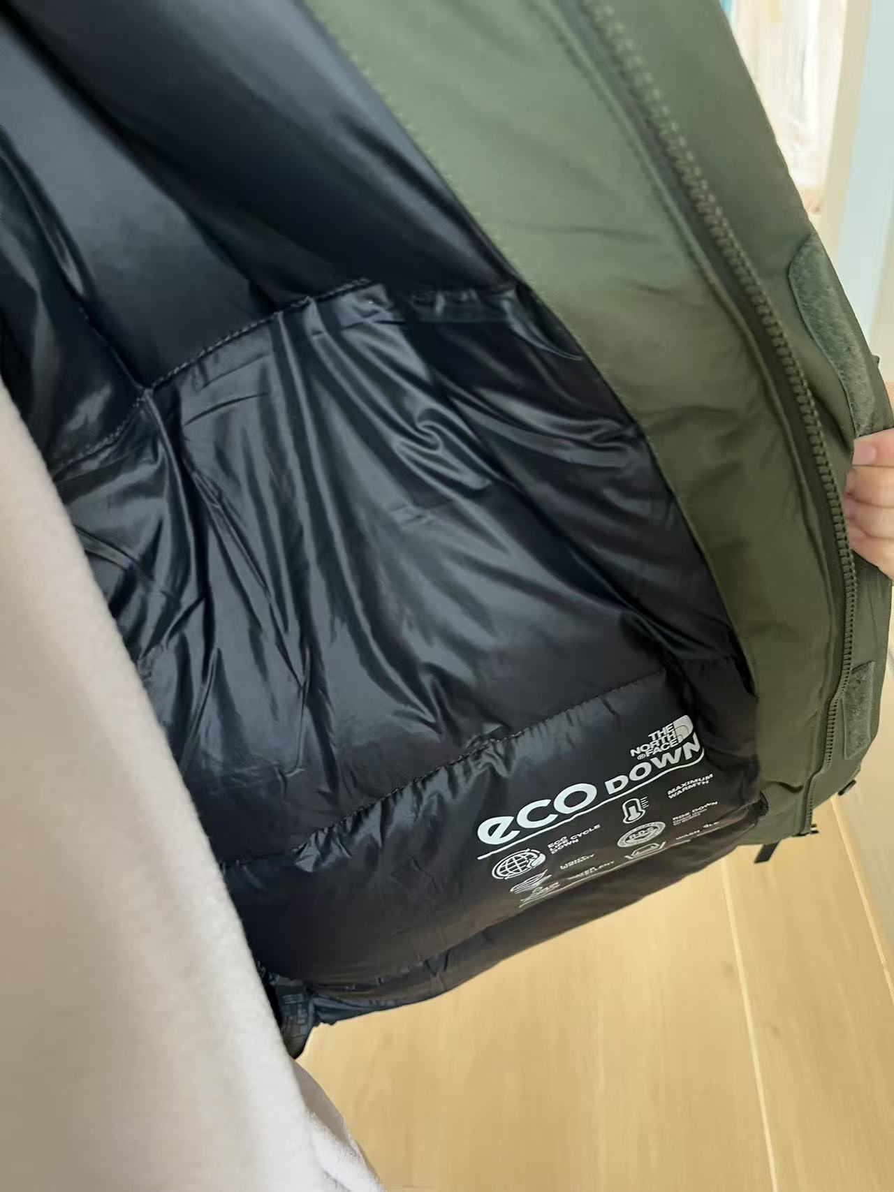 custom review-THE NORTH FACE Пуховик Унисекс Армейский Зеленый