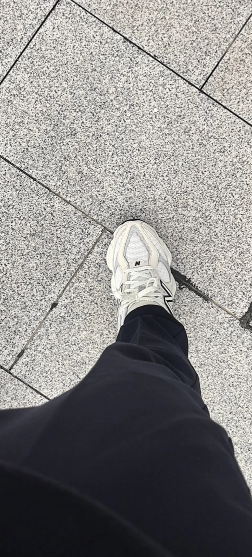 custom review-New Balance NB 9060 Low Топ Повседневный Городской Коммутер Беговые кроссовки Унисекс Черный Серый Белый Широкая подошва