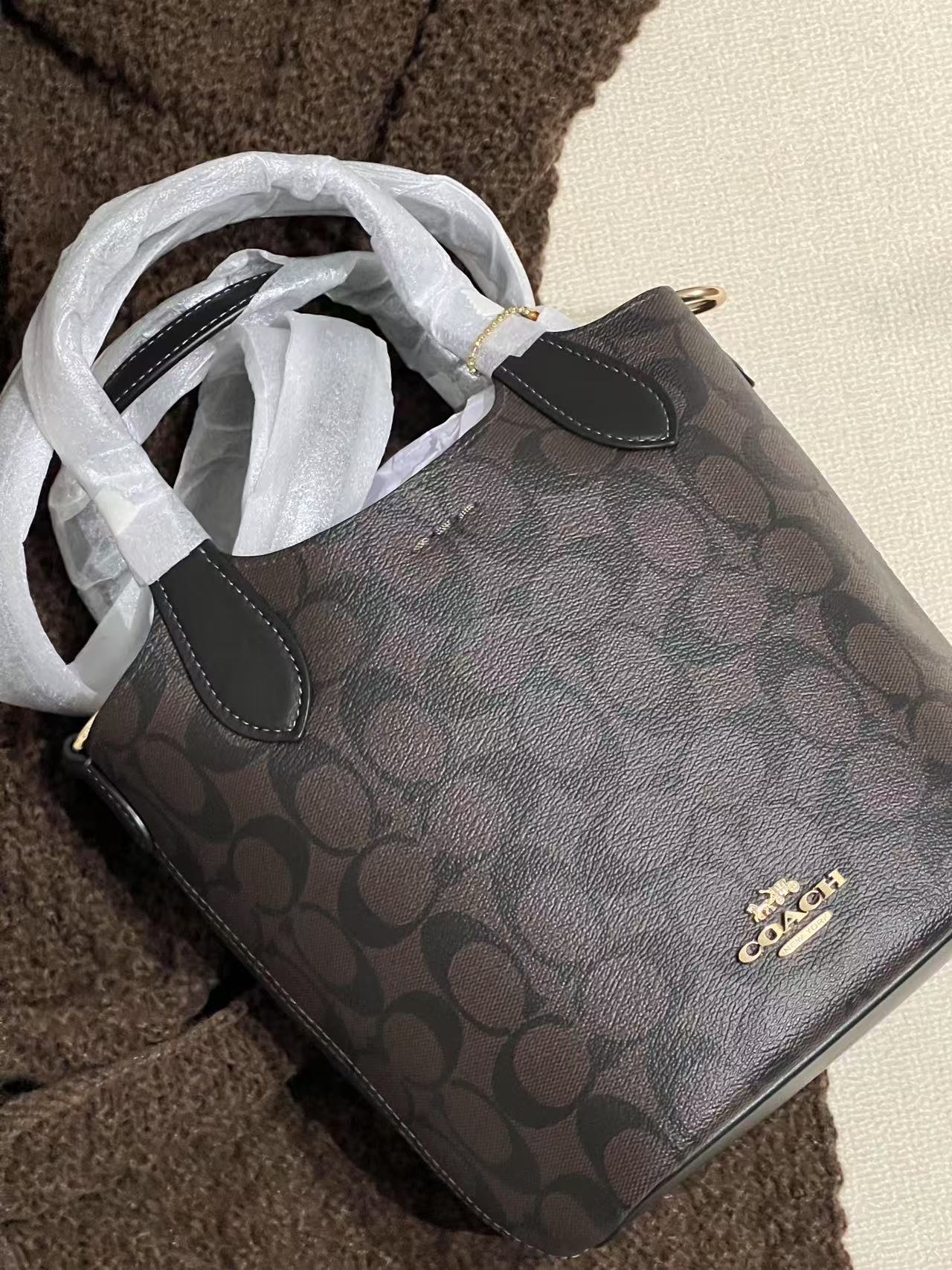 蔻驰hanna 菜篮子包