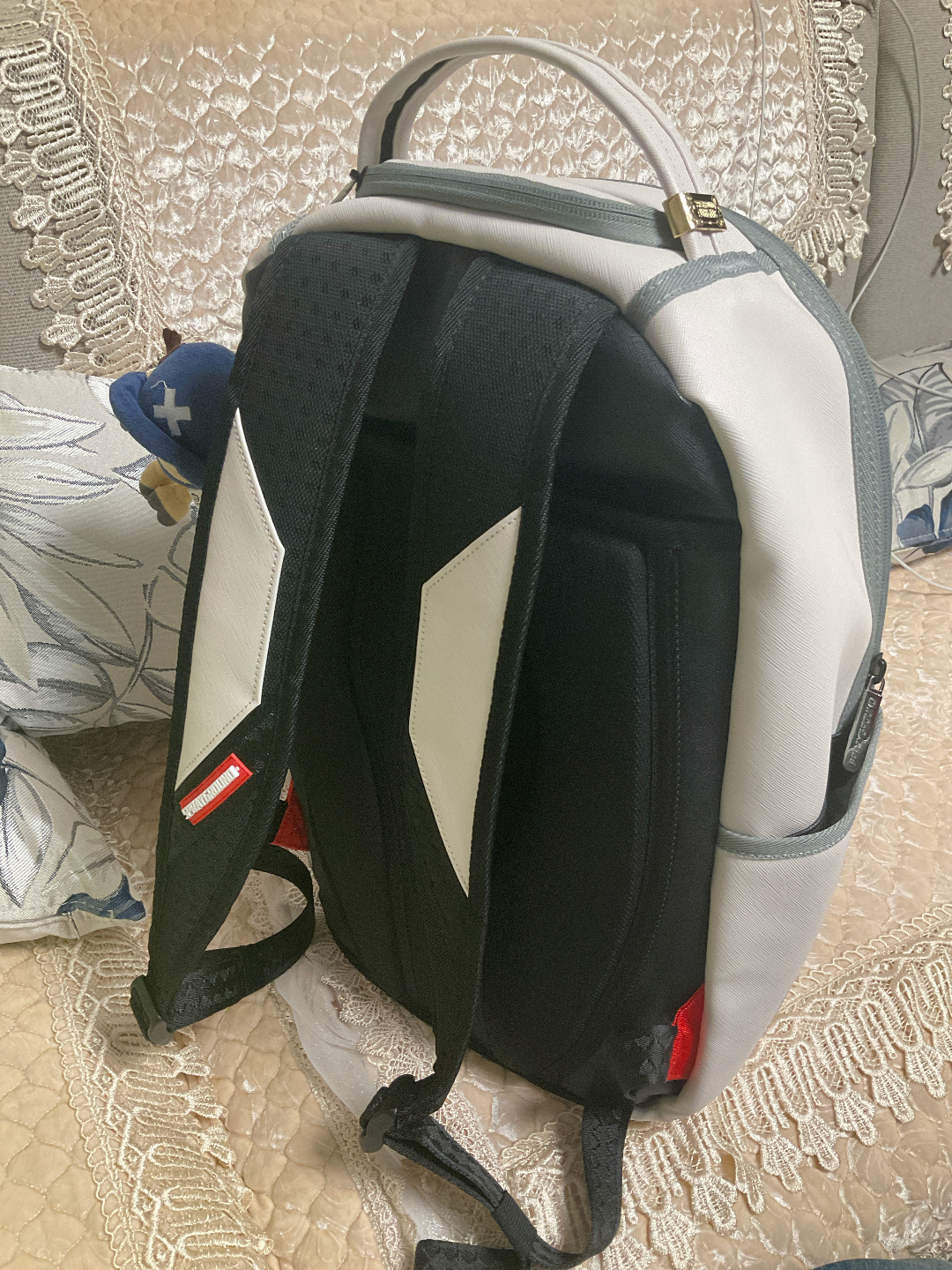 custom review-SPRAYGROUND ПВХ Рюкзак Стандартный Унисекс Экрю