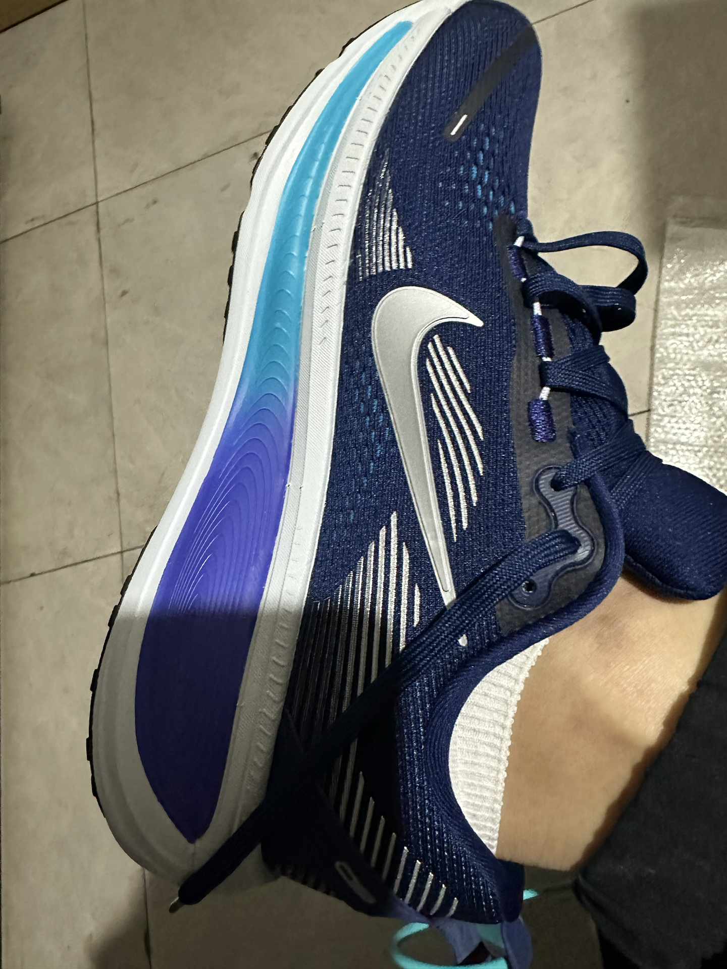 custom review-Nike Vomero 18 Slip-Resistant Abrasion-Resistant Breathable Low-Top Casual Running Shoes Men's Blue Найк Вомеро 18 Противоскользящий Устойчивый к Износу Дышащий Низкий Топ Повседневные Беговые Кроссовки Мужские Синие