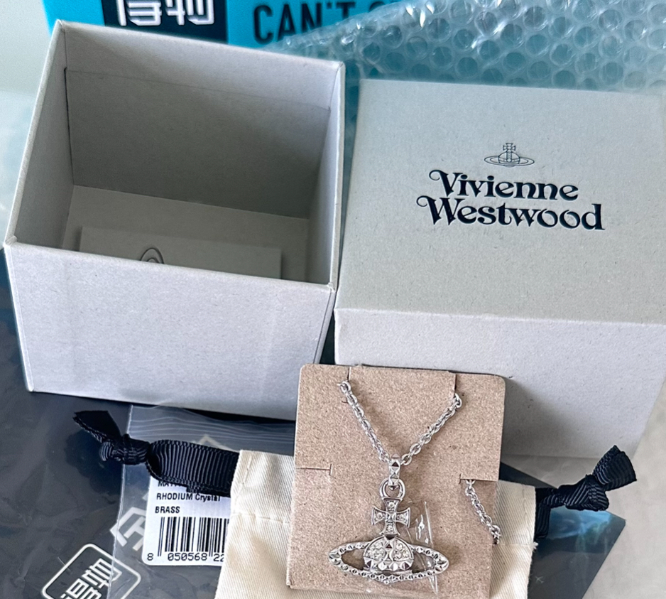 custom review-Vivienne Westwood Латунные Кристальные Ожерелья Женские Серебряные