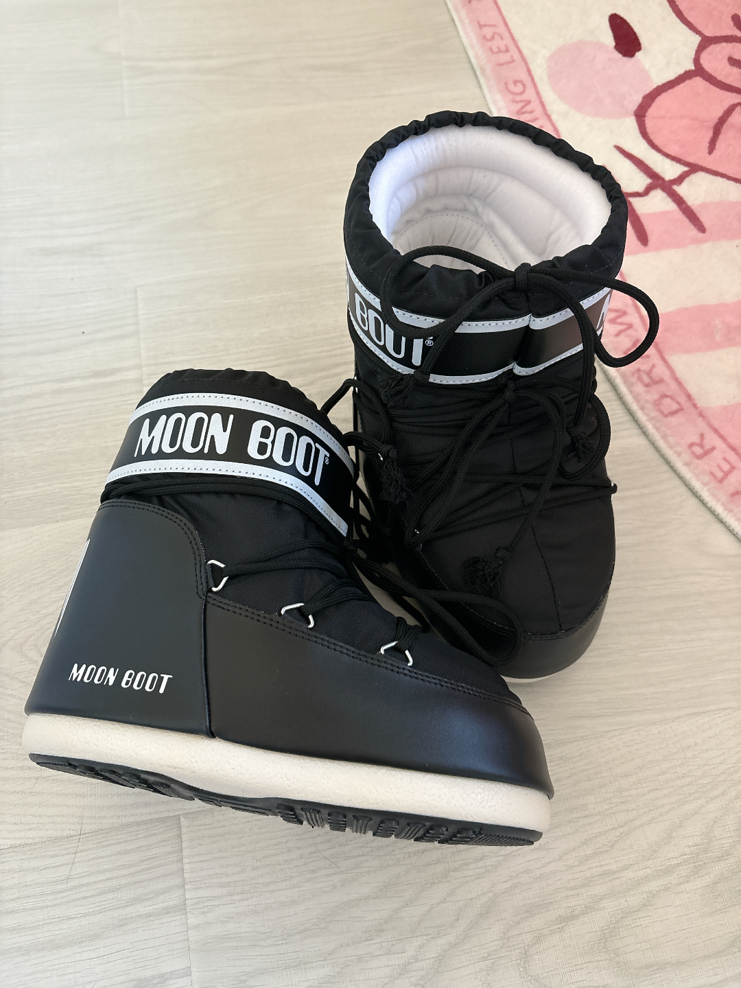 custom review-MOON BOOT Короткий сноубутс унисекс черный