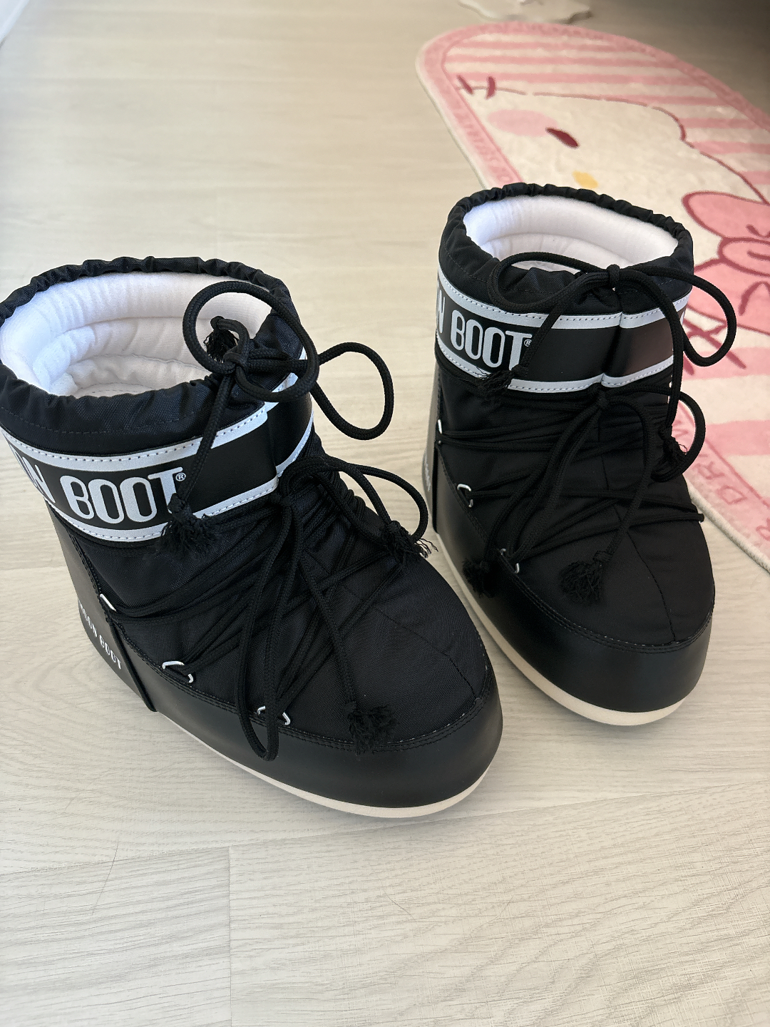 custom review-MOON BOOT Короткий сноубутс унисекс черный