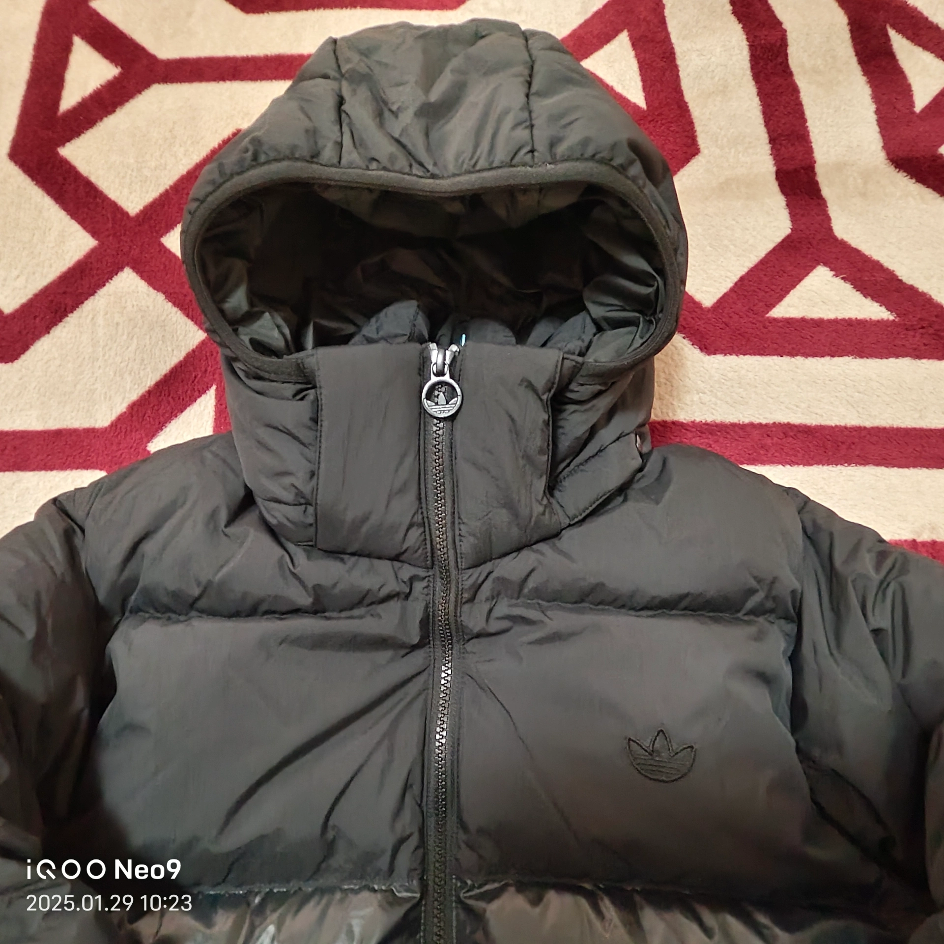 custom review-Adidas Originals DOWN REGEN Пуховик Мужской Черный