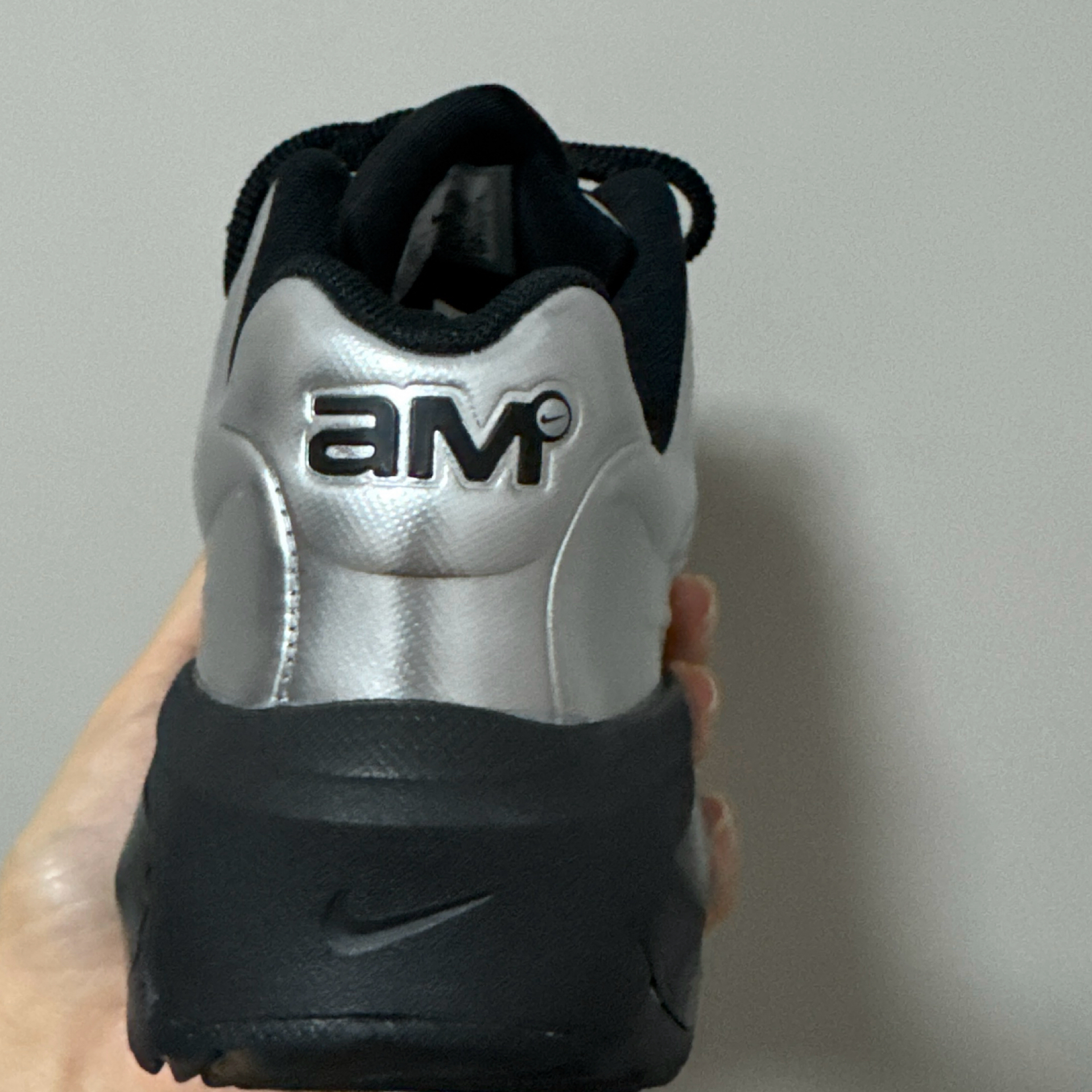 custom review-Nike Air Max Muse Abrasion Resistant Низкие Кроссовки для тренировок Женские Серебряные Черные