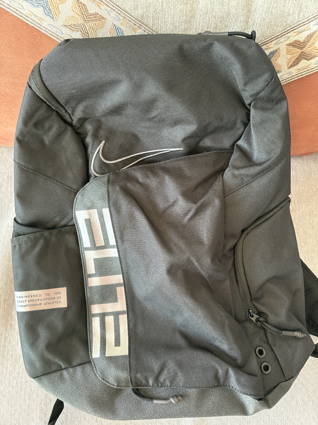 custom review-Nike Ткань Рюкзак Стандартный Унисекс Черный