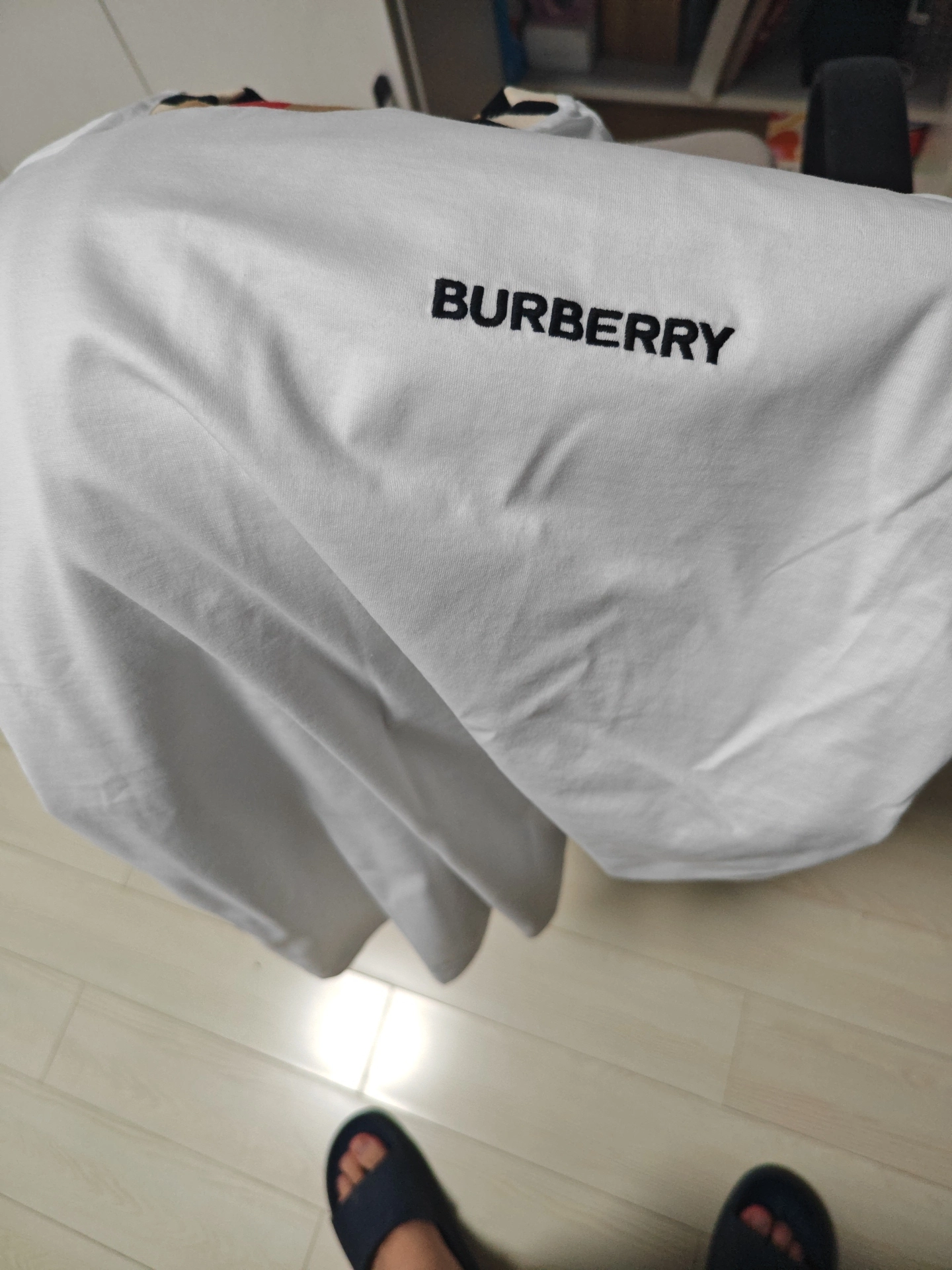 custom review-Burberry Мужские T-рубашки