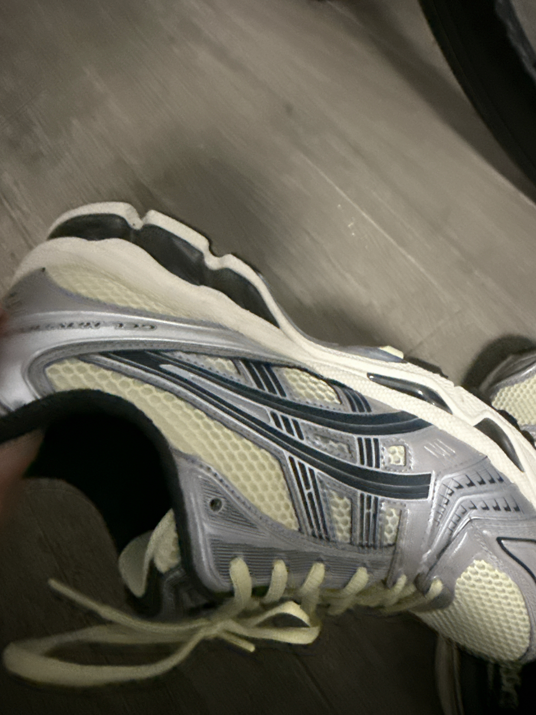 custom review-ASICS Gel Kayano 14 Амортизация Устойчивость к истиранию Дышащие Низкие Кроссовки для бега Унисекс Серый Белый