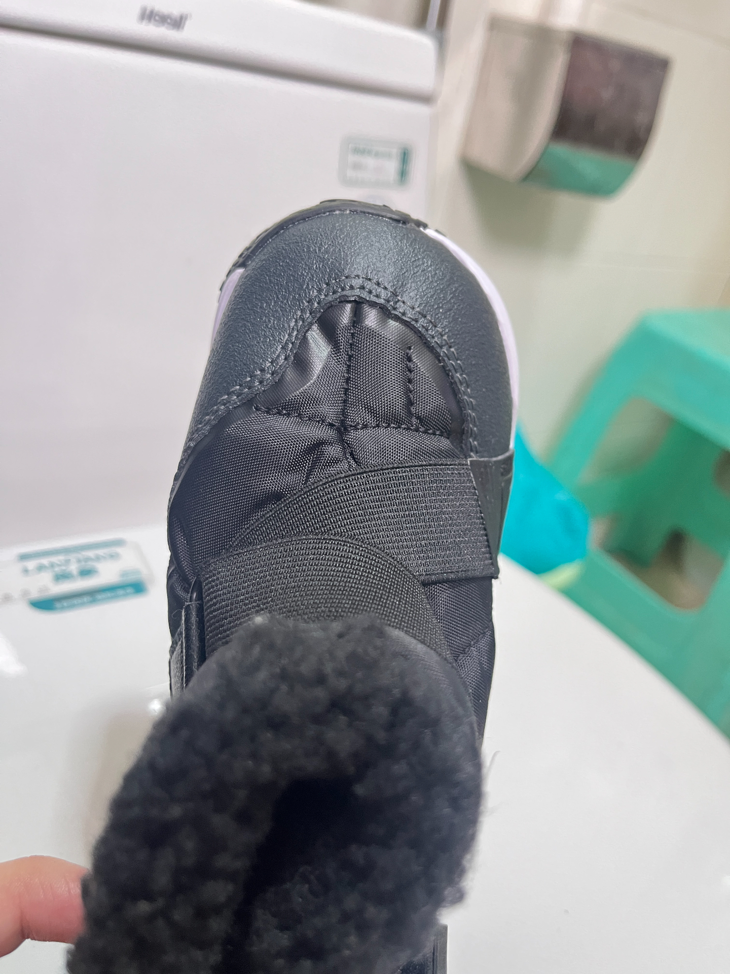 custom review-Nike Flex Advance Boot Устойчивый к истиранию Термическая Высокая Обувь для Малышей Черная для Младенцев и Малышей