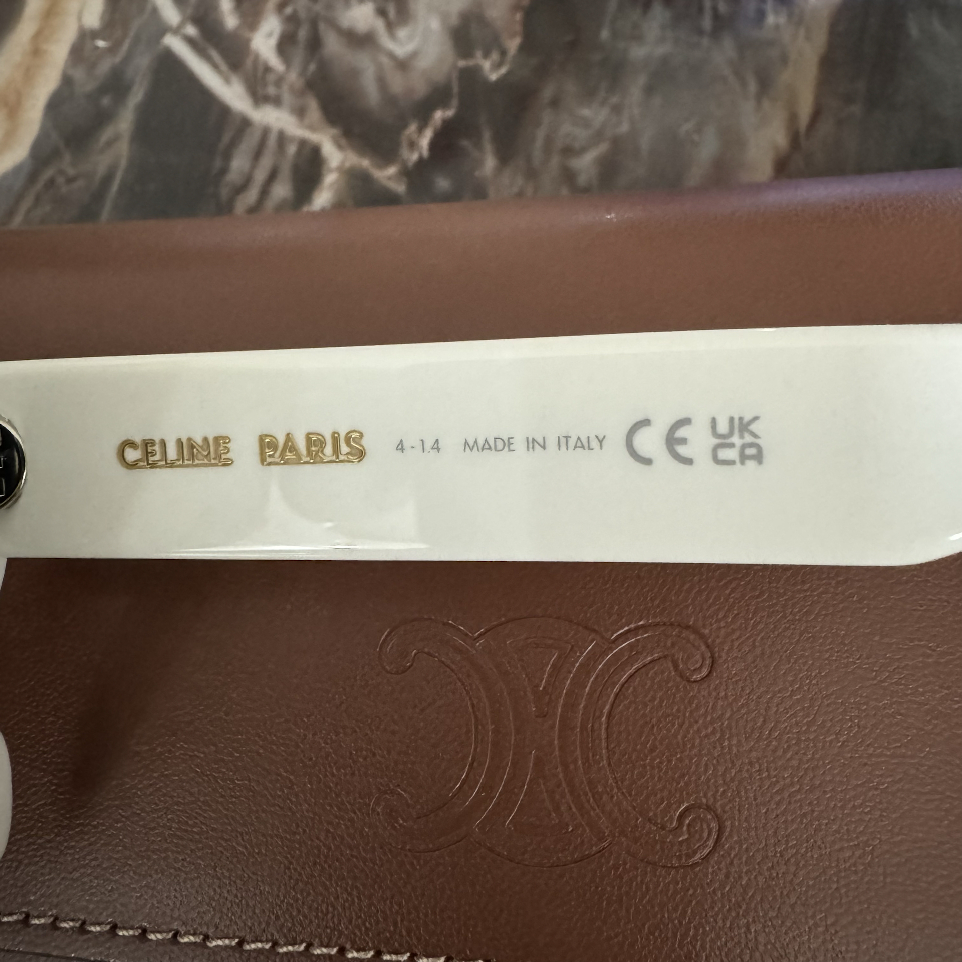 custom review-Celine Бабочка Солнцезащитные очки Женские Белые