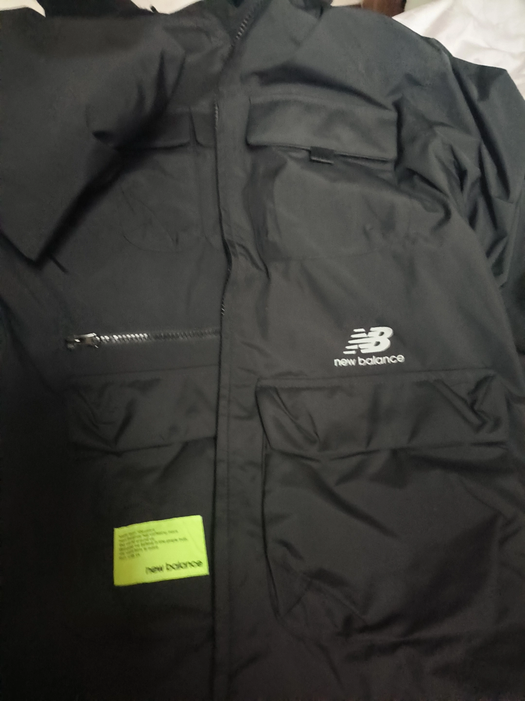 custom review-New Balance совместный бренд Черные мужские куртки