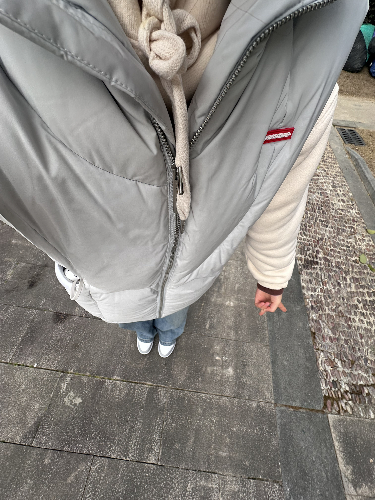 custom review-Nike Dunk Slip-on Устойчивый к истиранию Низкий Топ Скейтбординг Женские Серый Белый