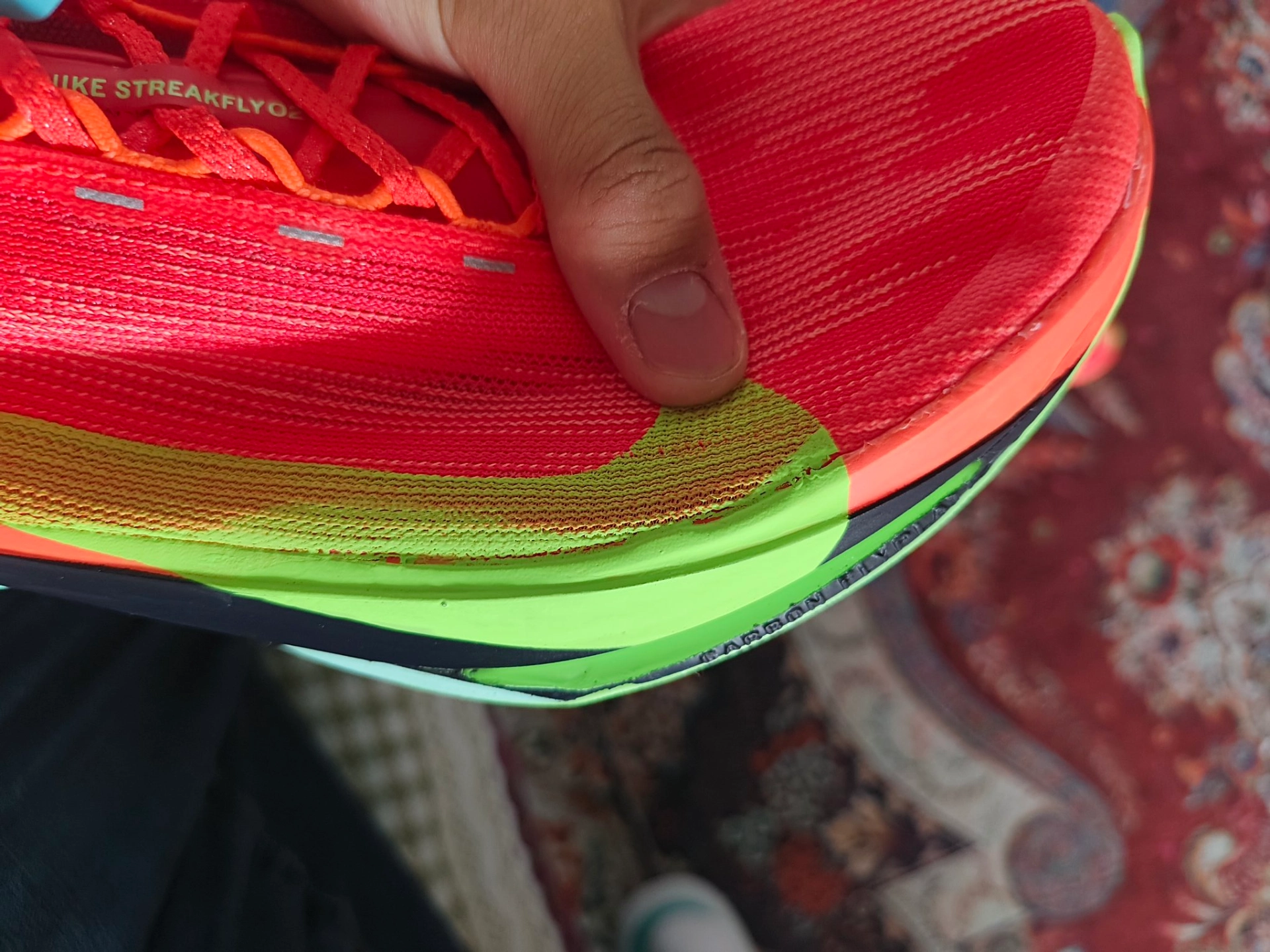 custom review-Nike Streakfly 2 Амортизирующие подошва противоскользящие низкий топ повседневная беговая обувь мужская красная