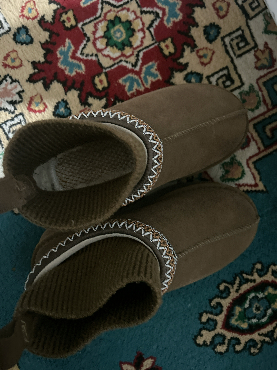 custom review-MASOOMAKE Коровья замша Термические короткие сноубутсы Женские