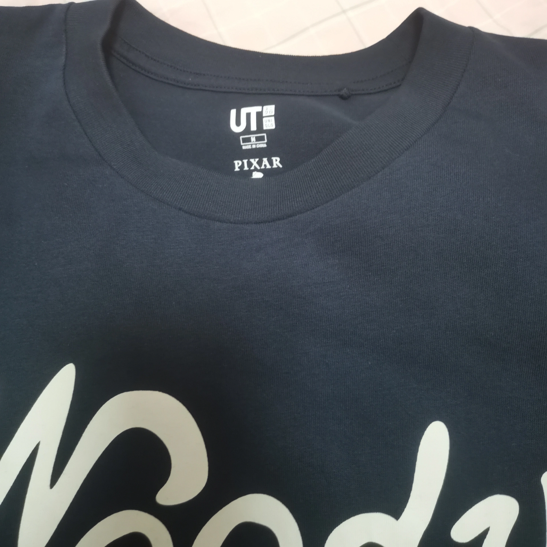 custom review-UNIQLO T-рубашка унисекс темно-синий