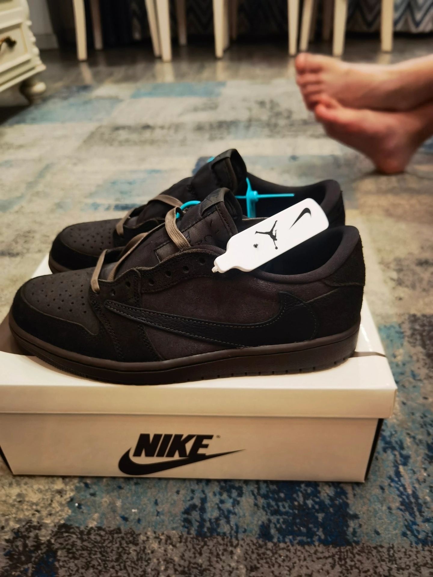 custom review-Travis Scott X Air Jordan 1 Low OG 'Velvet Brown'