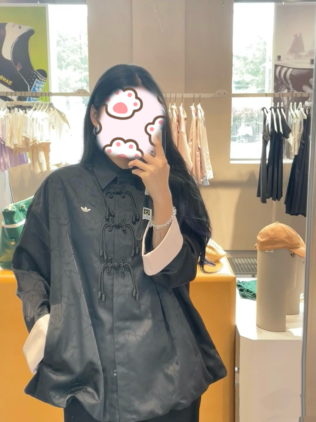 custom review-Adidas Originals NEW CN Куртка Женская Черная