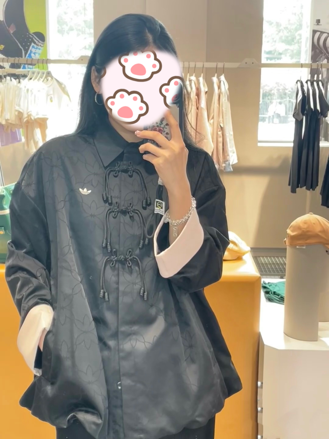 custom review-Adidas Originals NEW CN Куртка Женская Черная