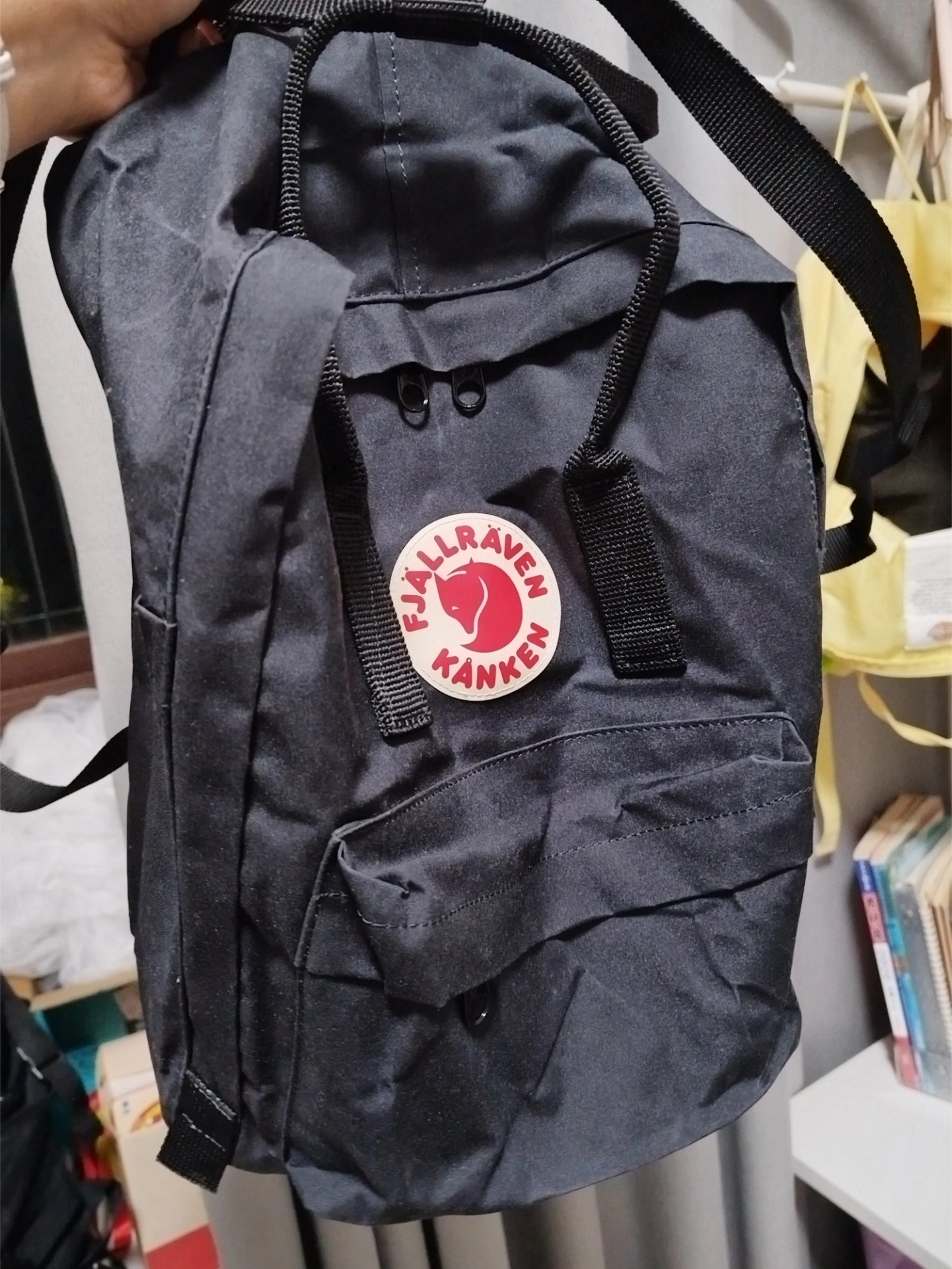 custom review-Fjallraven Kanken 16L Outdoor Backpack Bag Polyester Black Фджаллавен Канкен 16L Outdoor Рюкзак Сумка Полиэстер Черный