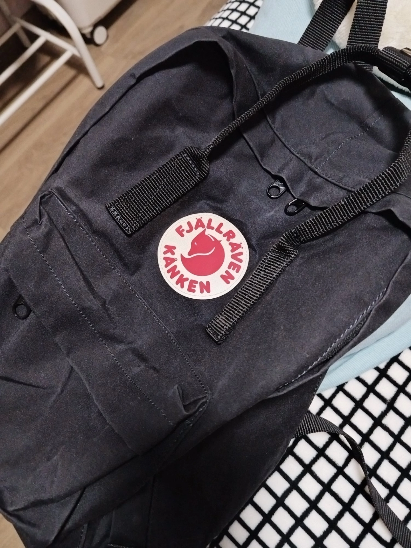 custom review-Fjallraven Kanken 16L Outdoor Backpack Bag Polyester Black Фджаллавен Канкен 16L Outdoor Рюкзак Сумка Полиэстер Черный