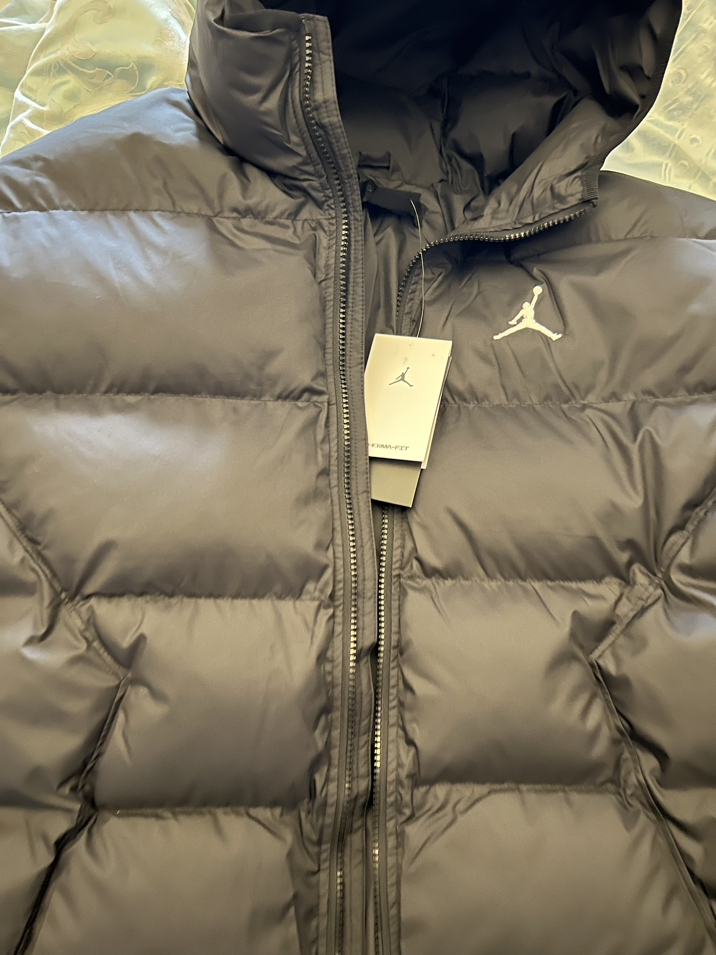 custom review-Джордан Стеганый хлопковый пуховик Мужской