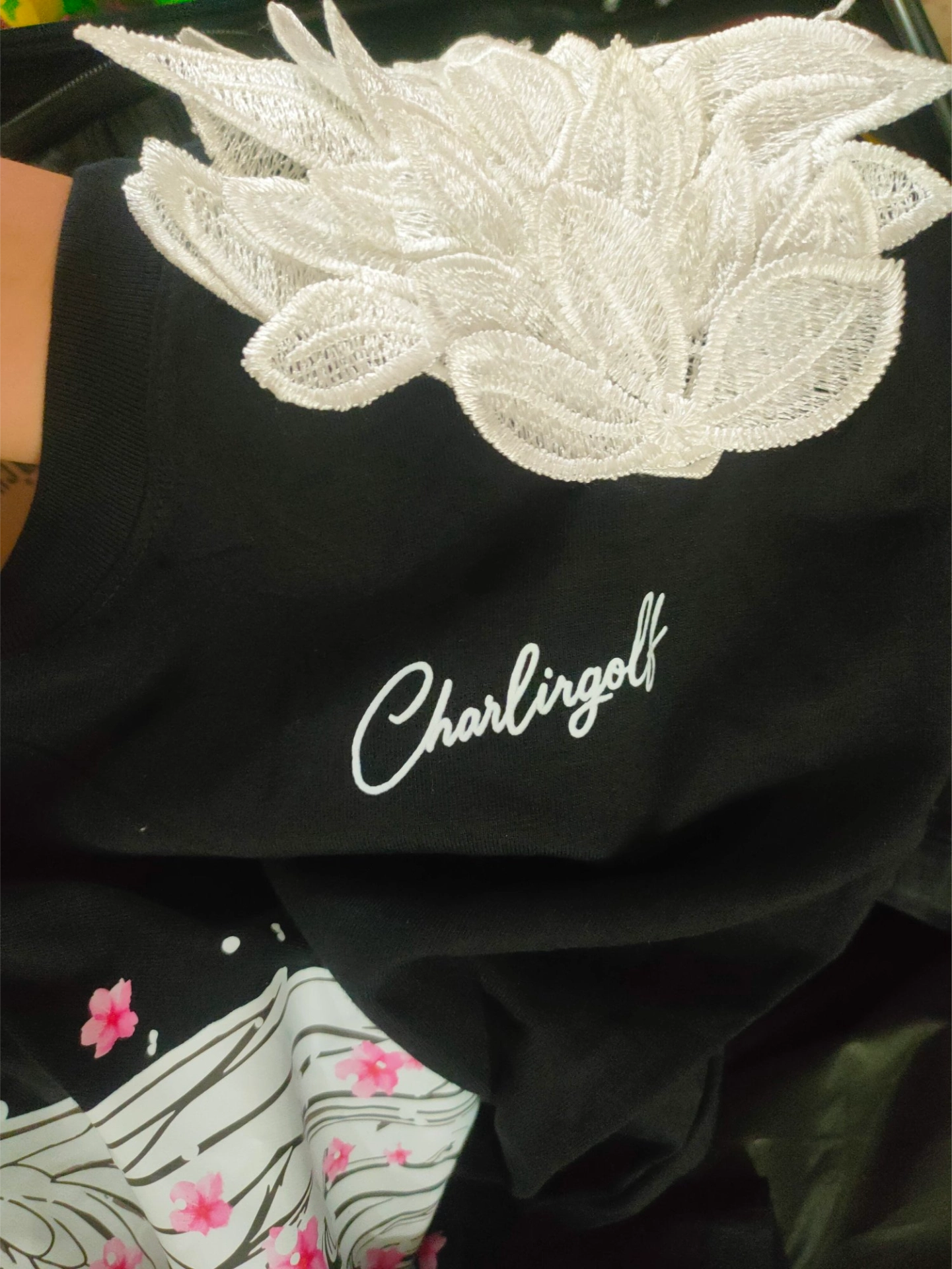 custom review-CHARLIE GOLF Унисекс T-рубашки