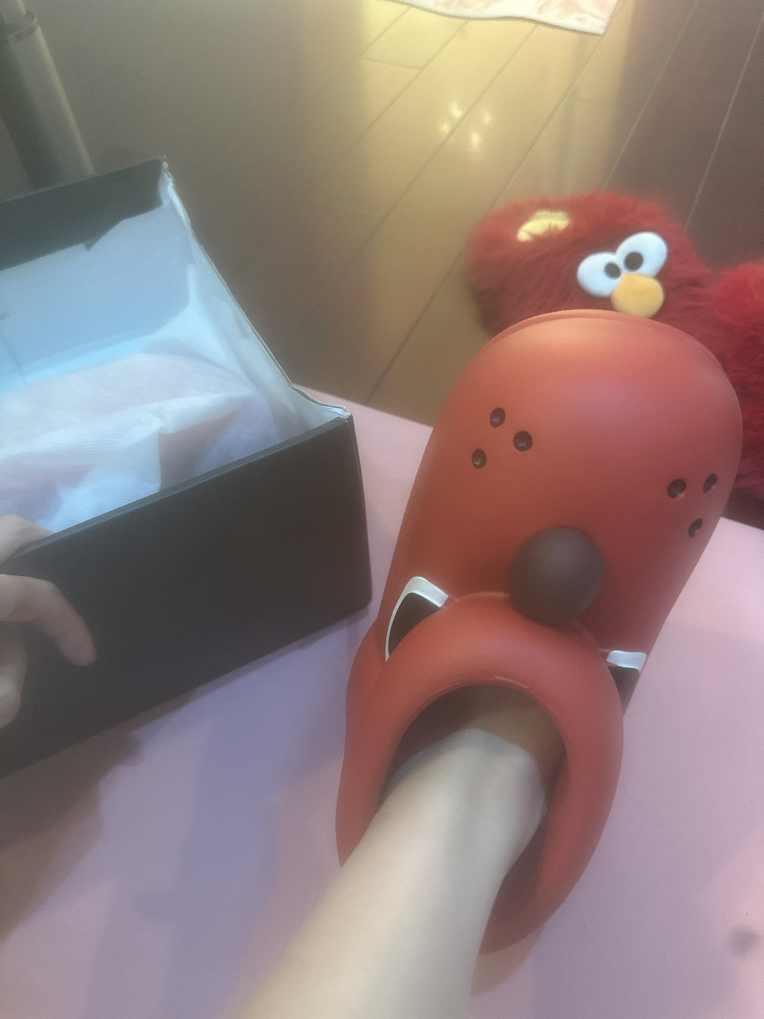 custom review-CHIKOKU Щенок Azee IS Милый. Женские ботильоны красный