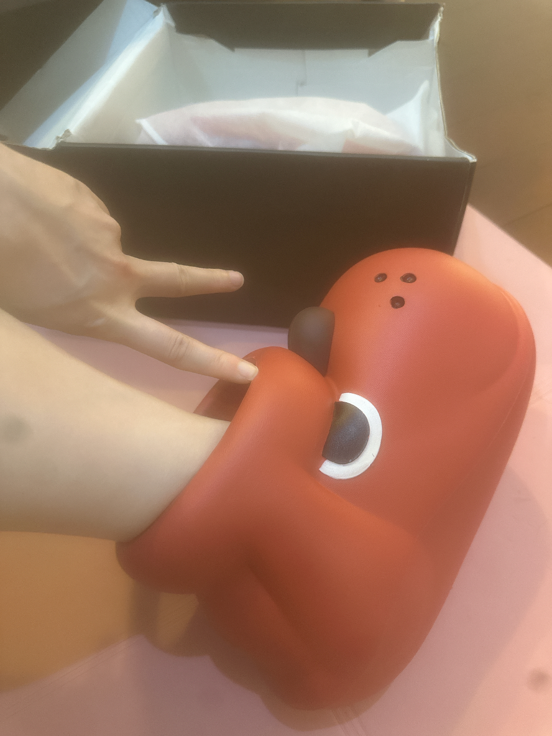 custom review-CHIKOKU Щенок Azee IS Милый. Женские ботильоны красный