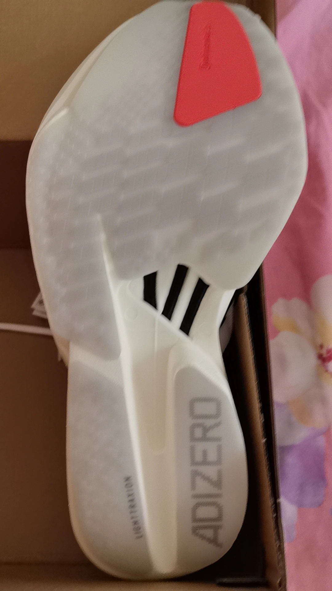 custom review-Adidas Adizero Adios Pro 4 Амортизация Износостойкий Низкий Топ Беговые кроссовки Мужские Белые