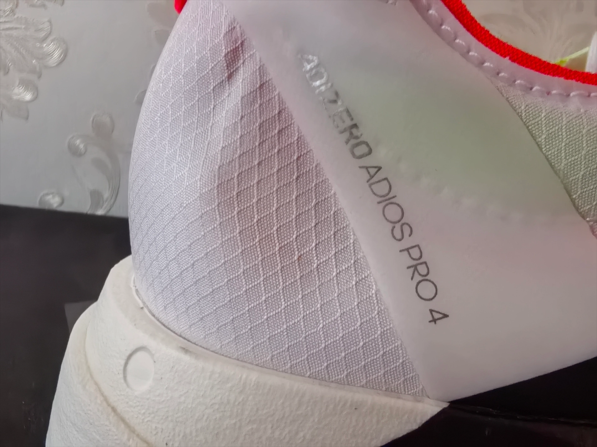 custom review-Adidas Adizero Adios Pro 4 Амортизация Износостойкий Низкий Топ Беговые кроссовки Мужские Белые