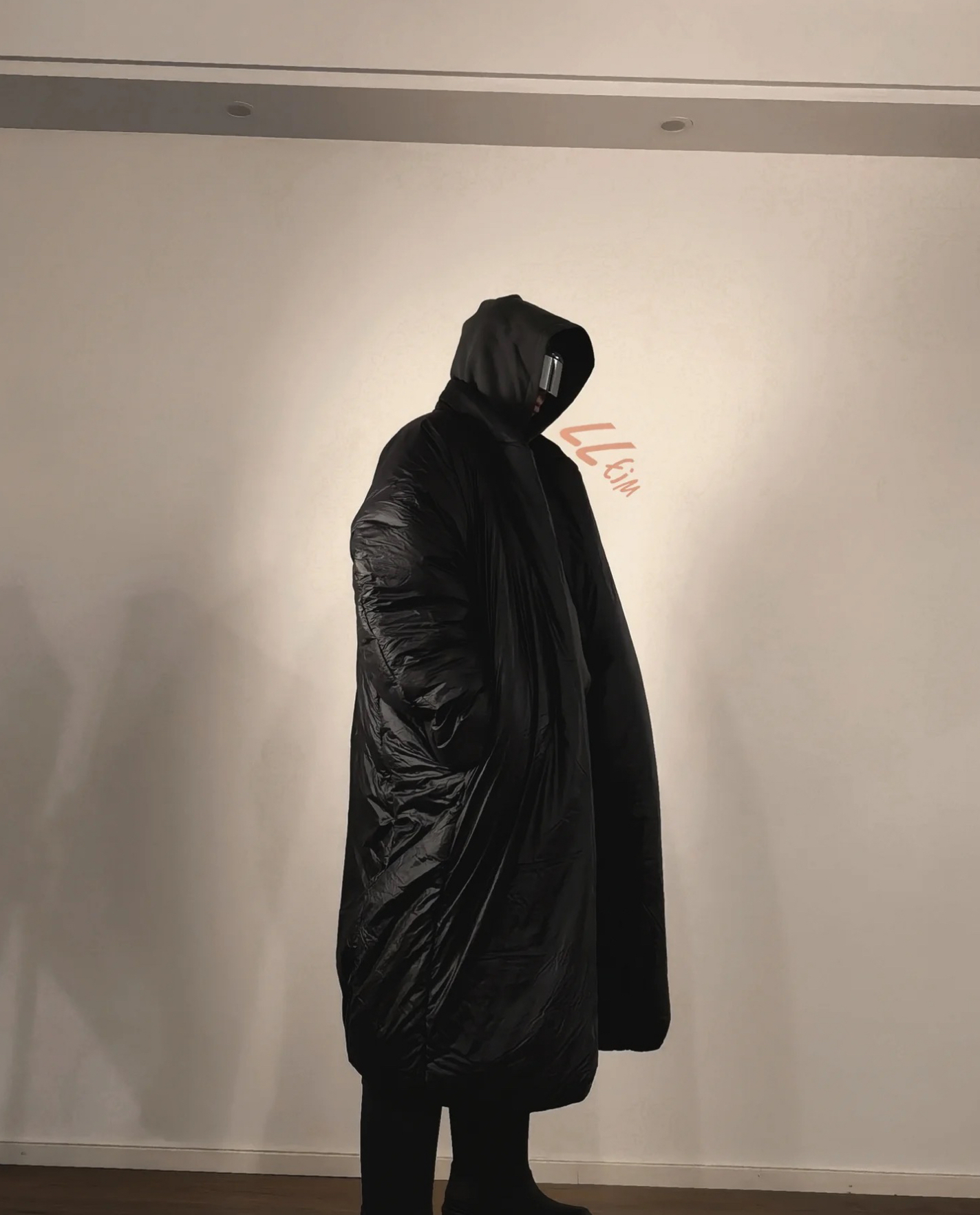 custom review-YEEZY x Gap X Balenciaga Длинный Круглый Куртка Пуховая куртка Мужской Черный