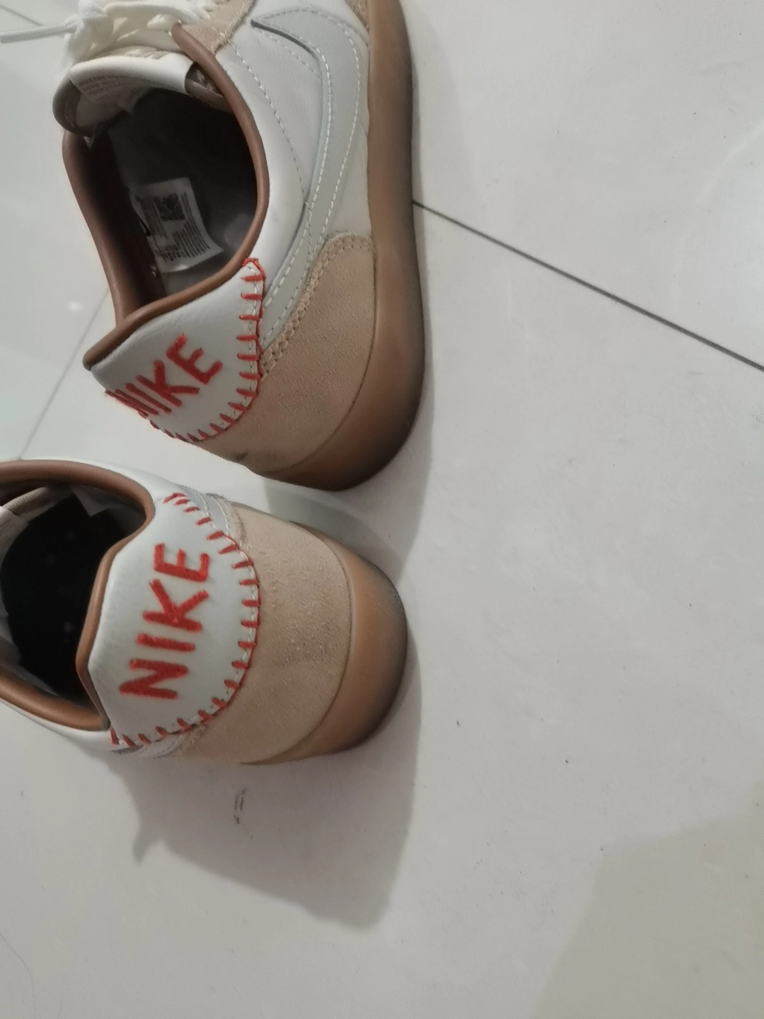 custom review-Nike Killshot 2 Slip-on Устойчивые к истиранию Низкий Топ Скейтборд Кроссовки Женские Коричневый Белый