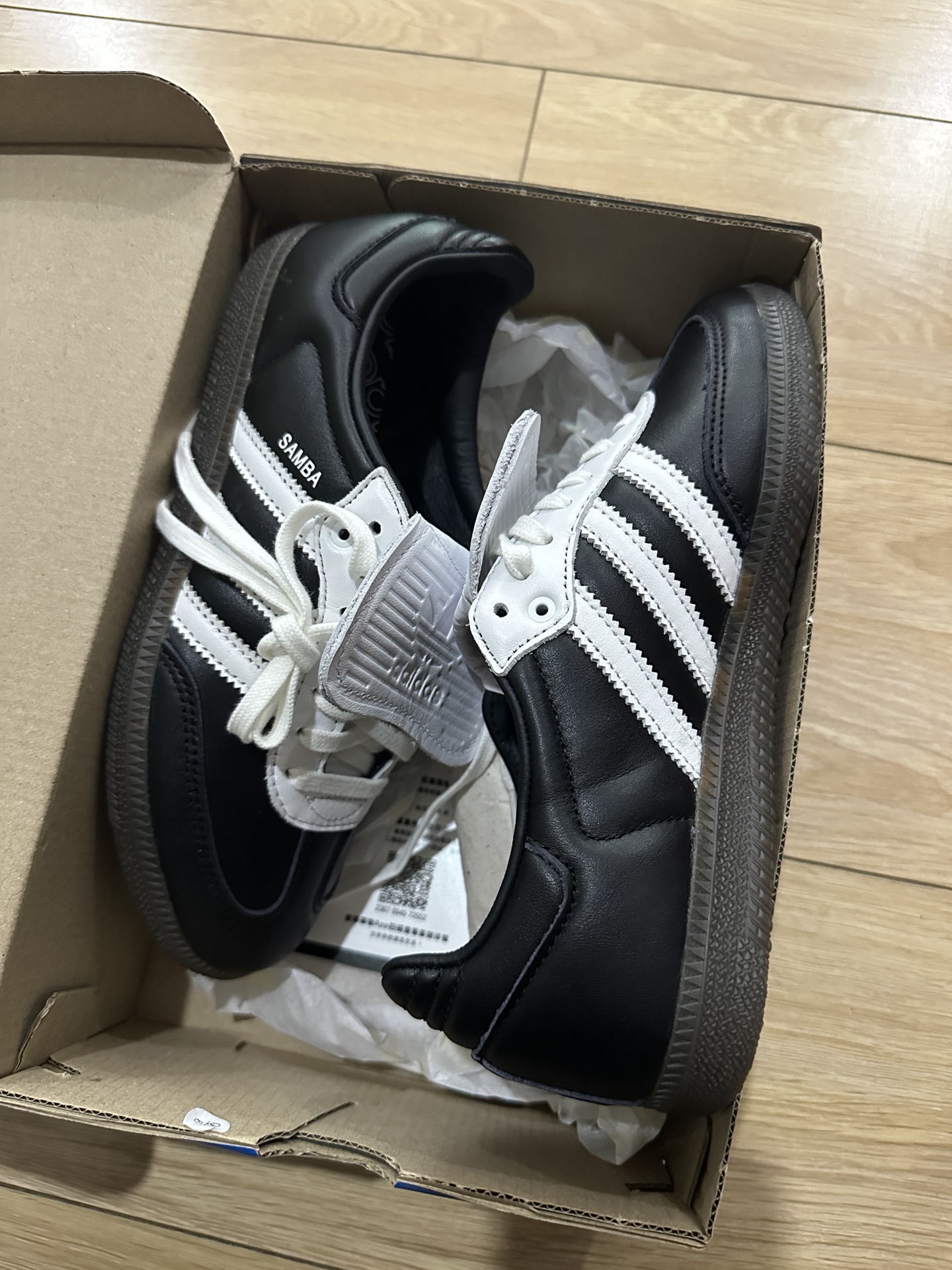 custom review-Adidas Originals Samba LT Износостойкий и Легкий Низкий Топ Кроссовки для скейтбординга Мужской Черный