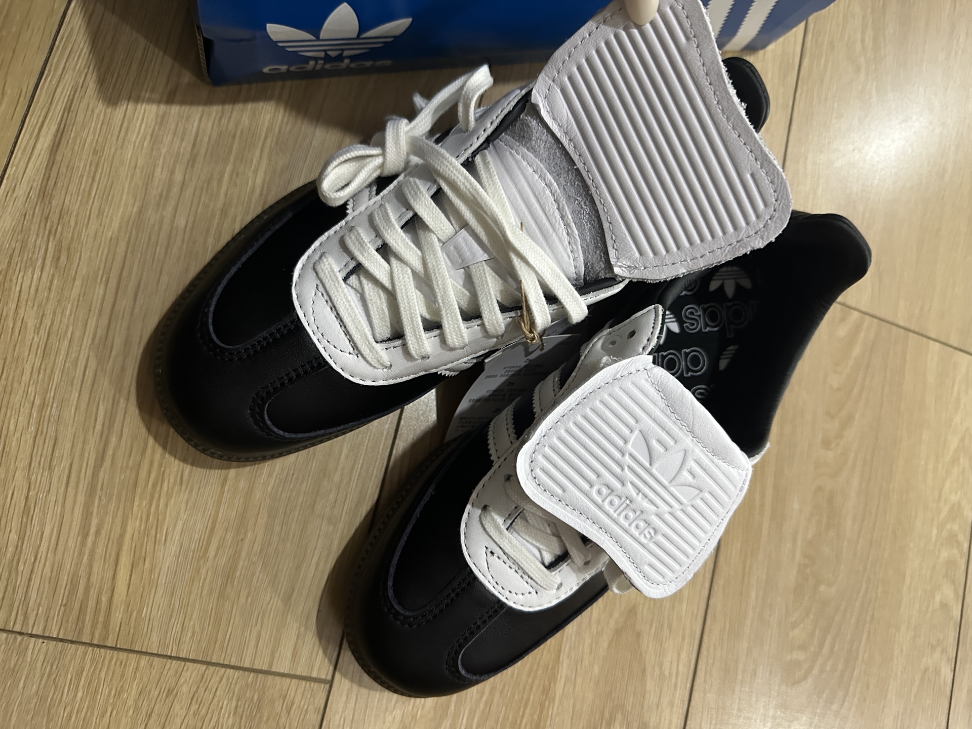 custom review-Adidas Originals Samba LT Износостойкий и Легкий Низкий Топ Кроссовки для скейтбординга Мужской Черный