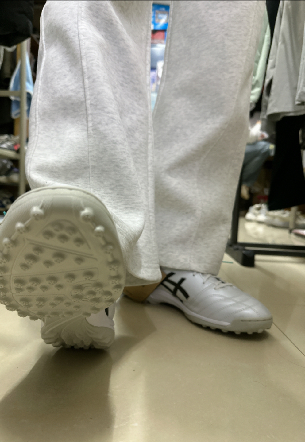 custom review-ASICS Ds Light Club TF Шипы Устойчивые к абразиву Футбольные бутсы Унисекс Белый Черный